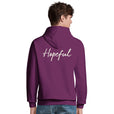 Hopeful - "A Dreamer's Strength" Hoodie astral purple 5