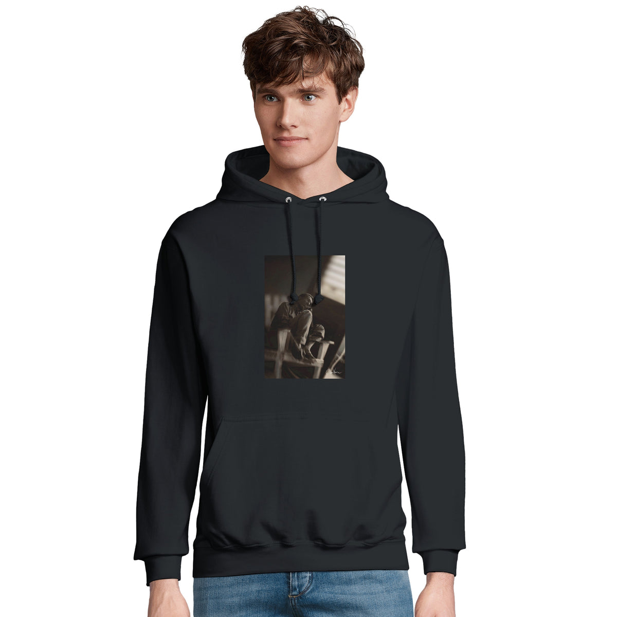 Hopeful - "A Dreamer's Strength" Hoodie Black 4