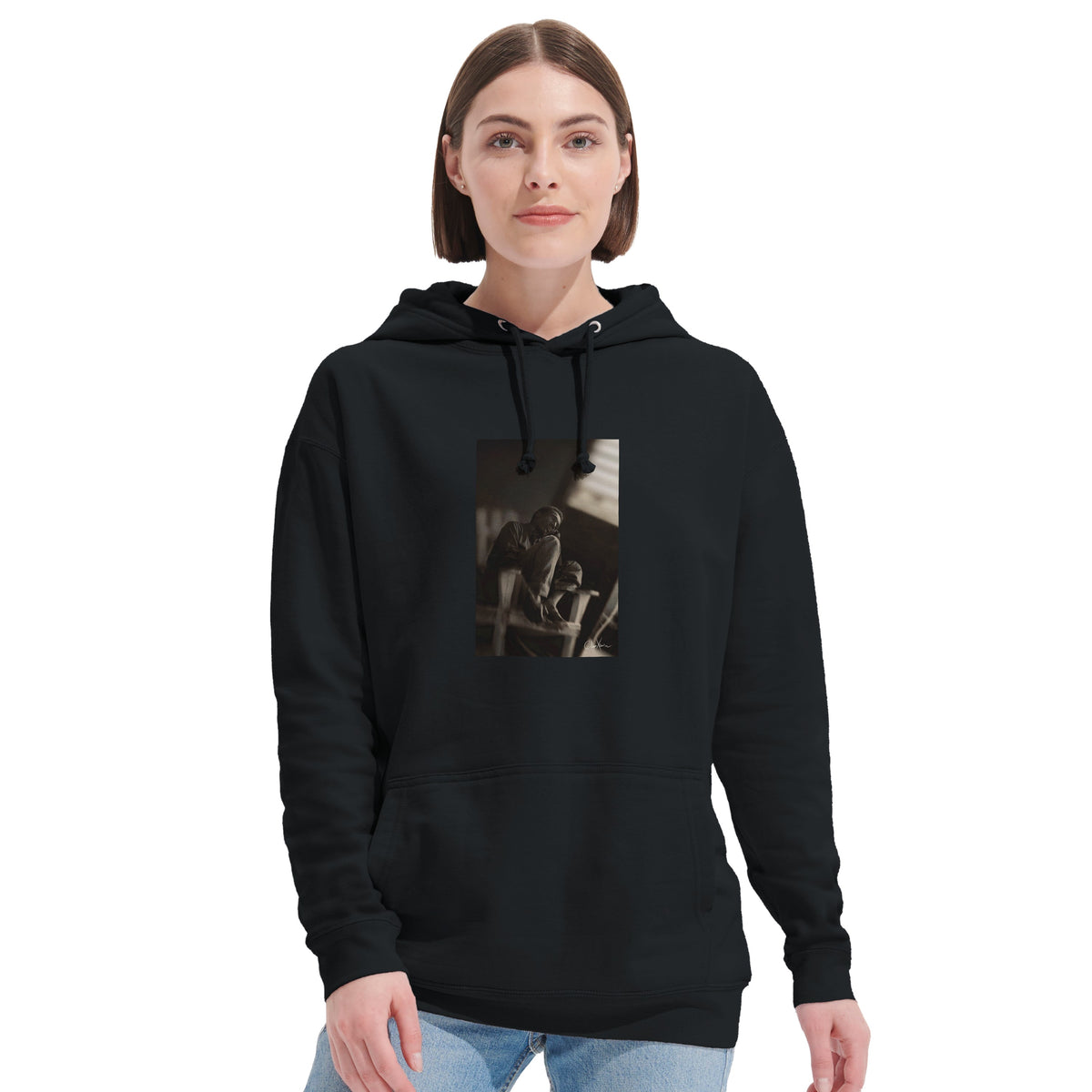 Hopeful - "A Dreamer's Strength" Hoodie Black 6