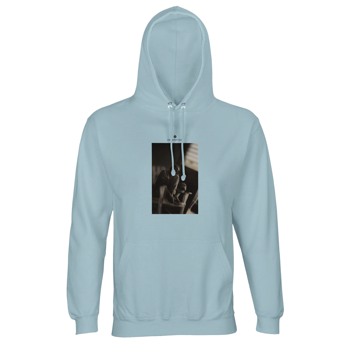 Hopeful - "A Dreamer’s Strength" Hoodie creamy blue 1
