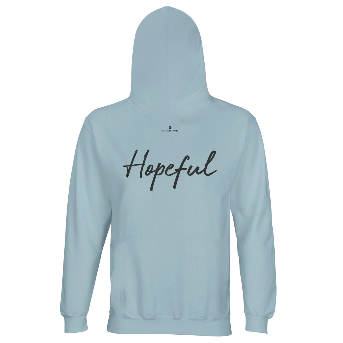 Hopeful - "A Dreamer's Strength" Hoodie creamy blue 3