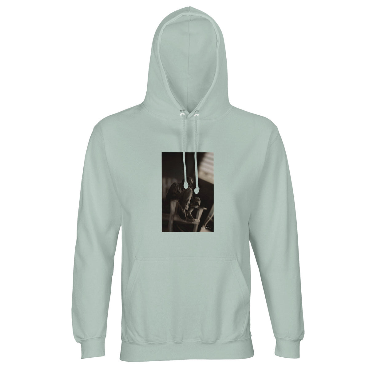 Hopeful - "A Dreamer's Strength" Hoodie creamy green 1