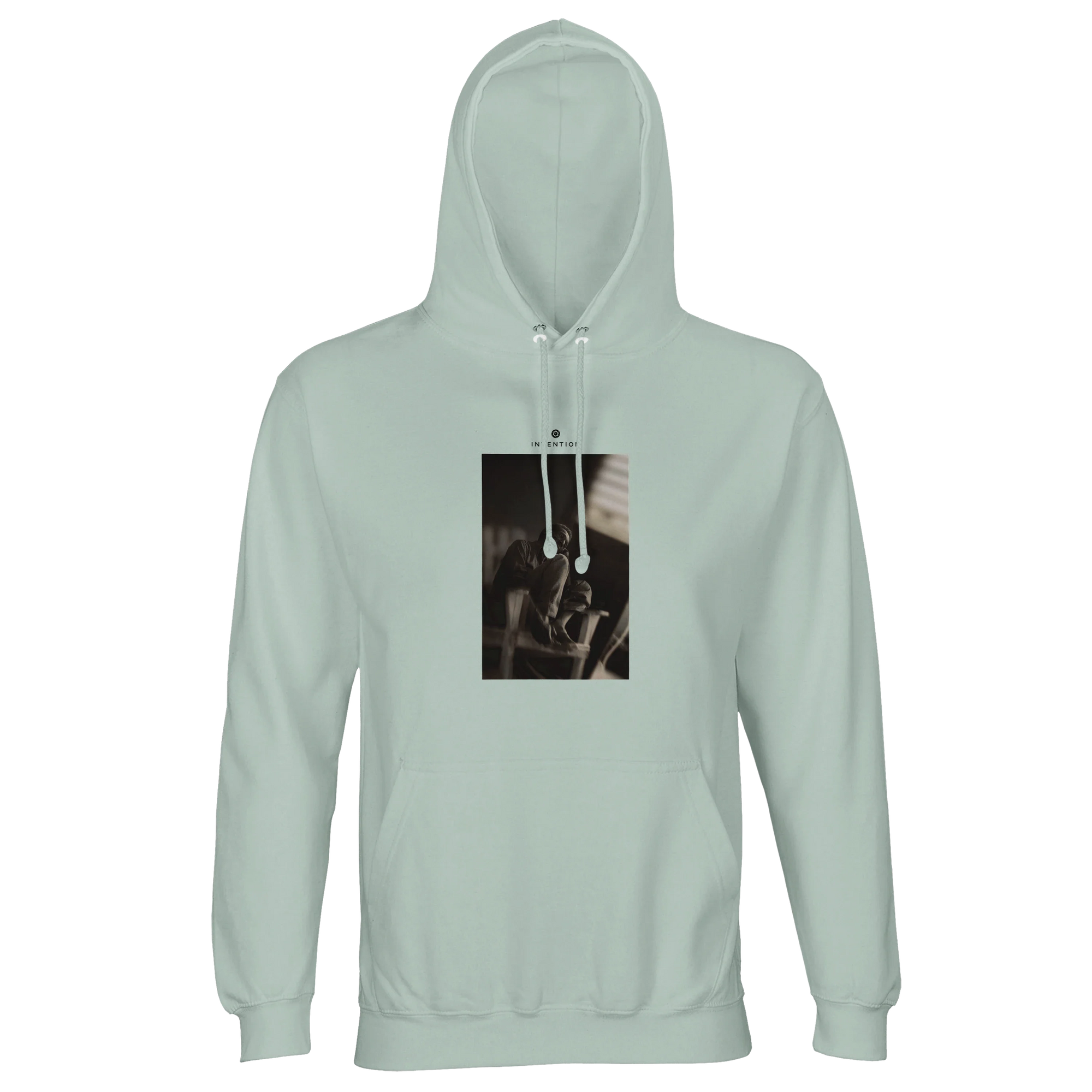 Hopeful - "A Dreamer’s Strength" Hoodie creamy green 1