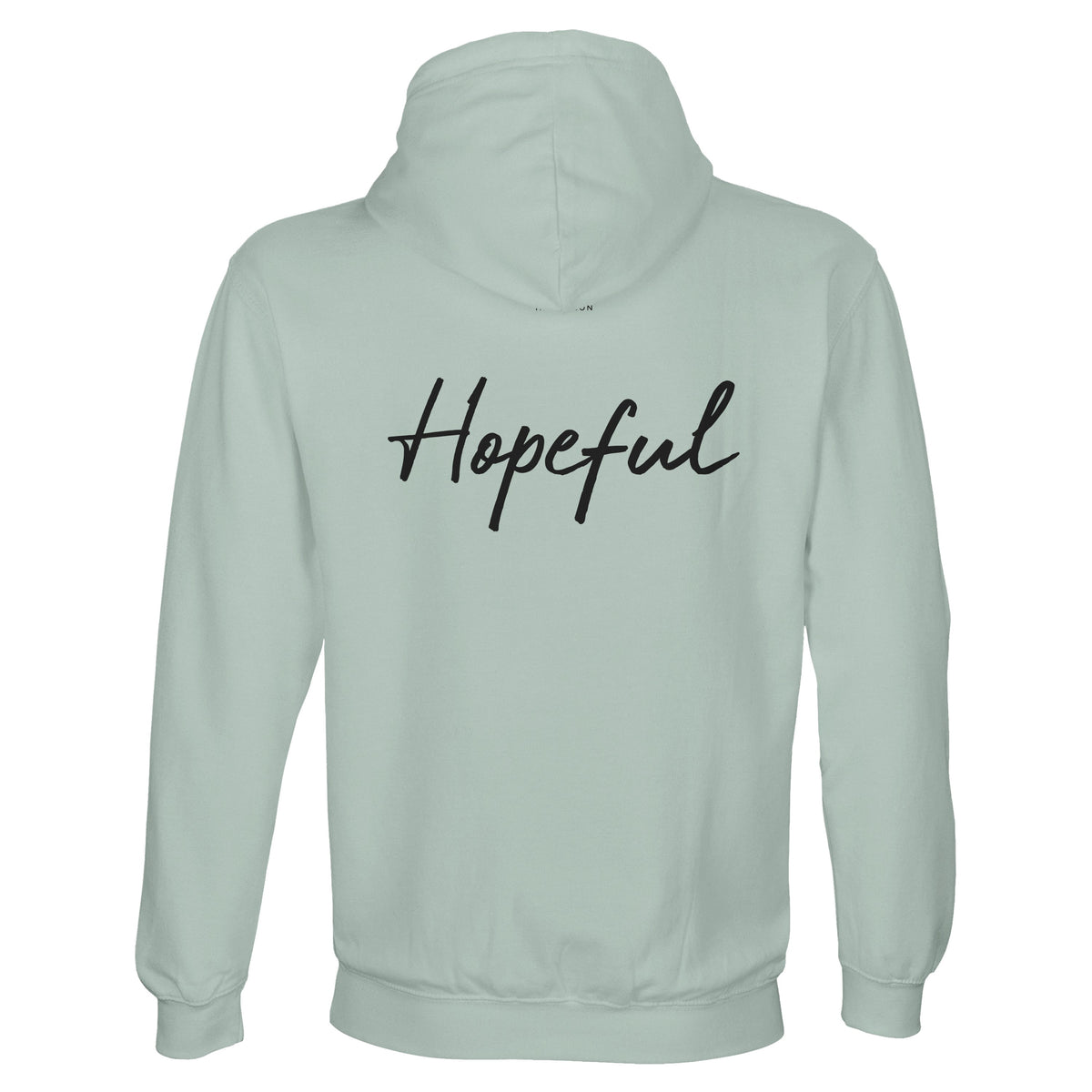 Hopeful - "A Dreamer's Strength" Hoodie creamy green 2