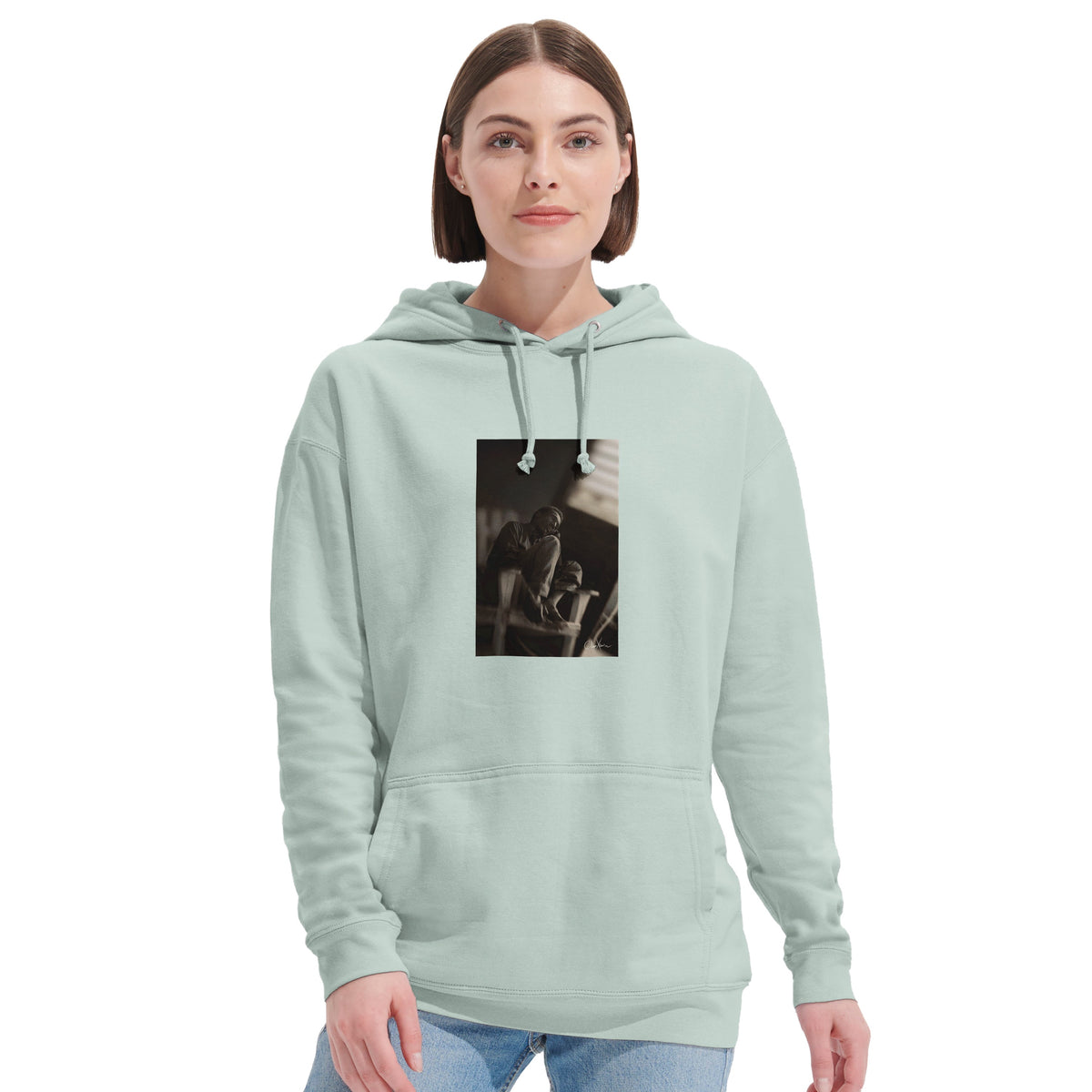 Hopeful - "A Dreamer's Strength" Hoodie creamy green 6