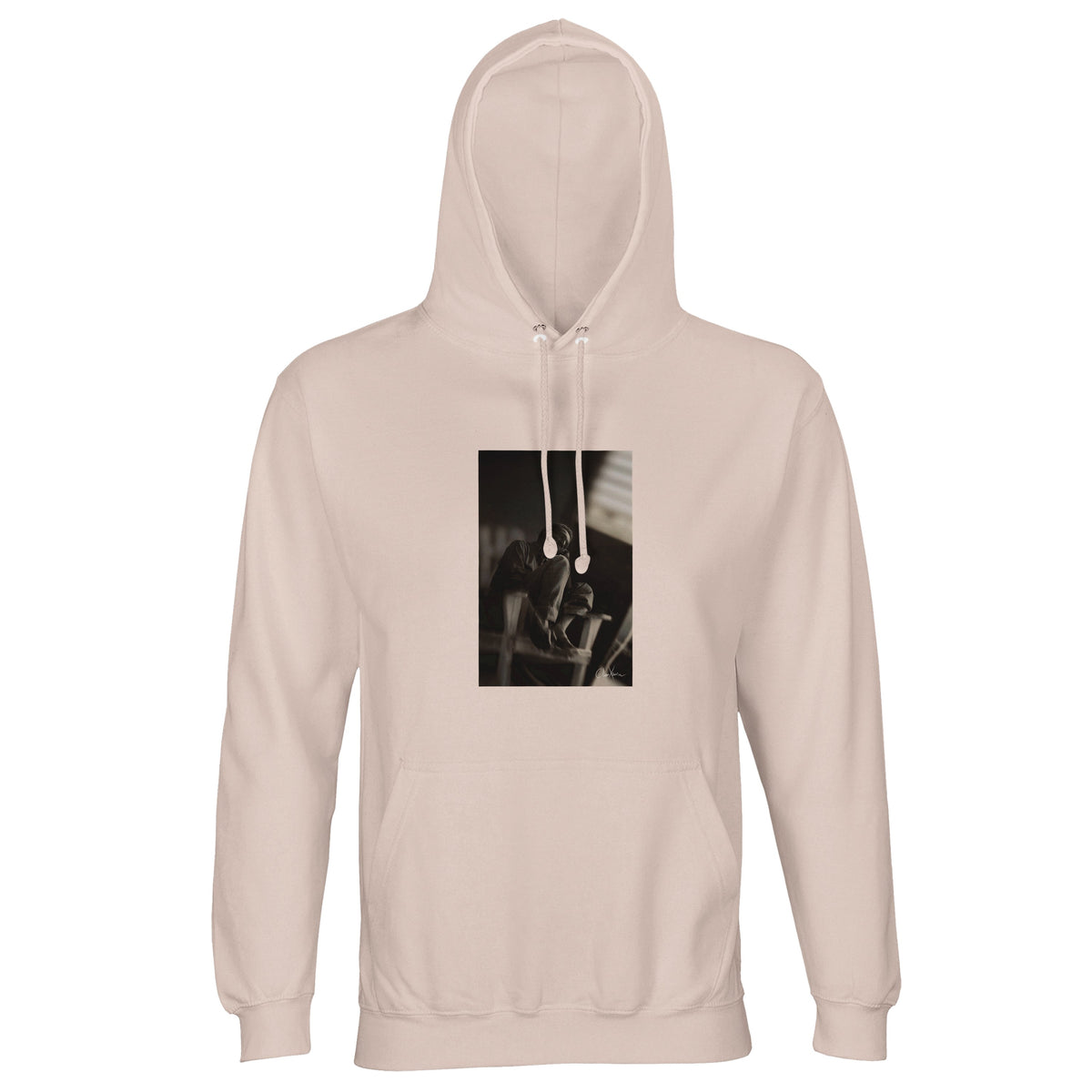 Hopeful - "A Dreamer's Strength" Hoodie creamy pink 1