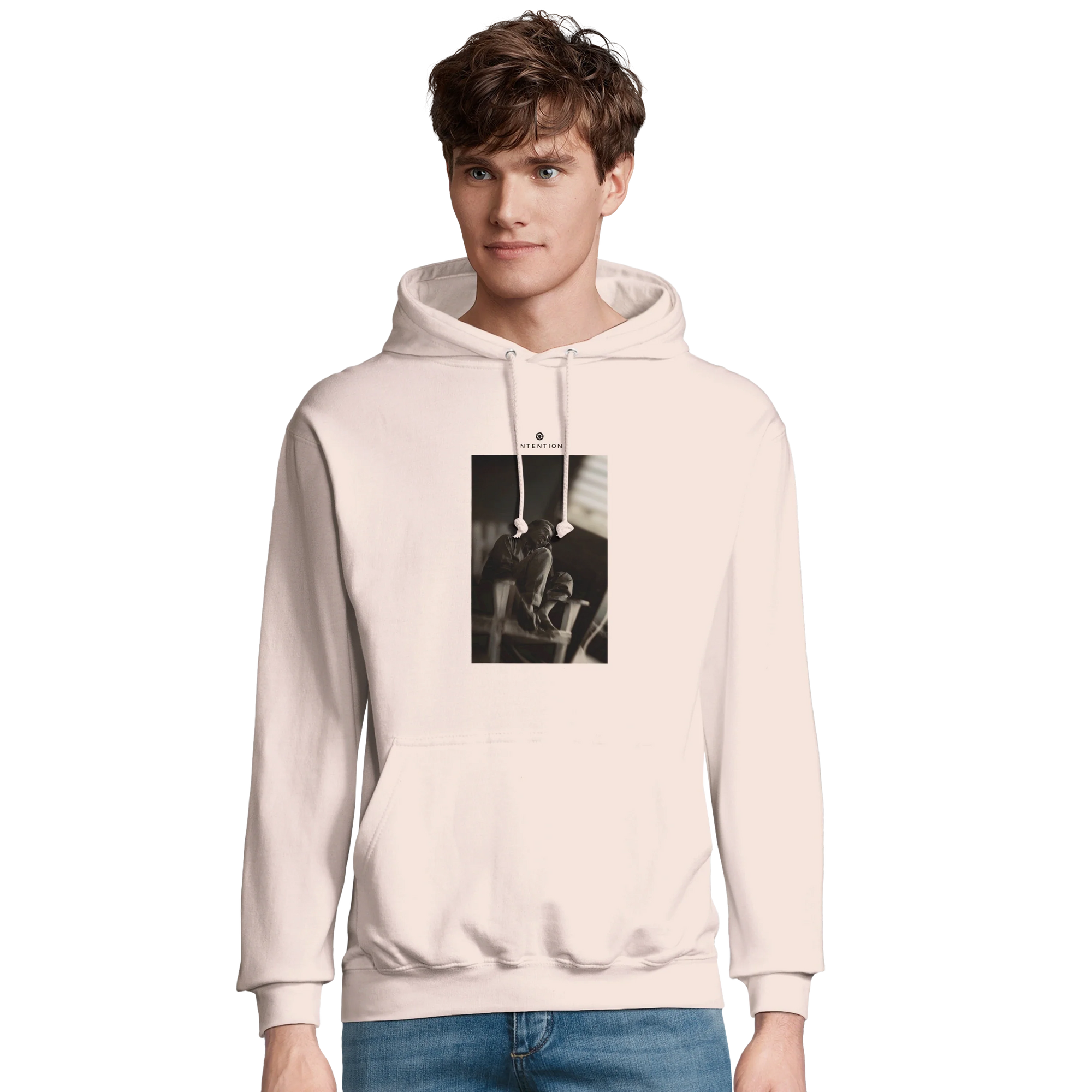 Hopeful - "A Dreamer’s Strength" Hoodie creamy pink 3