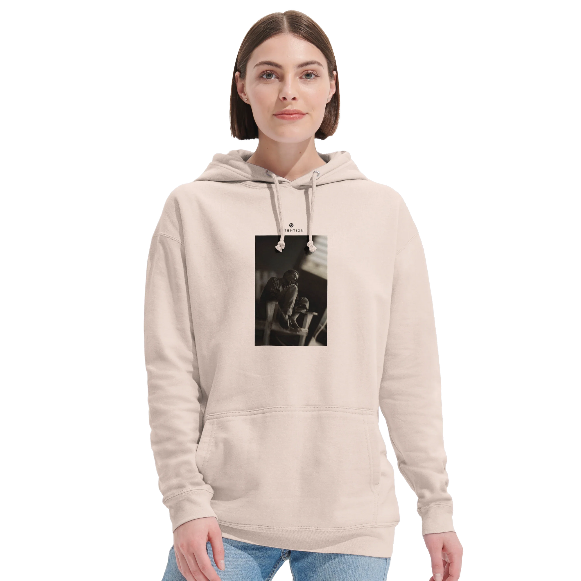 Hopeful - "A Dreamer’s Strength" Hoodie creamy pink 5