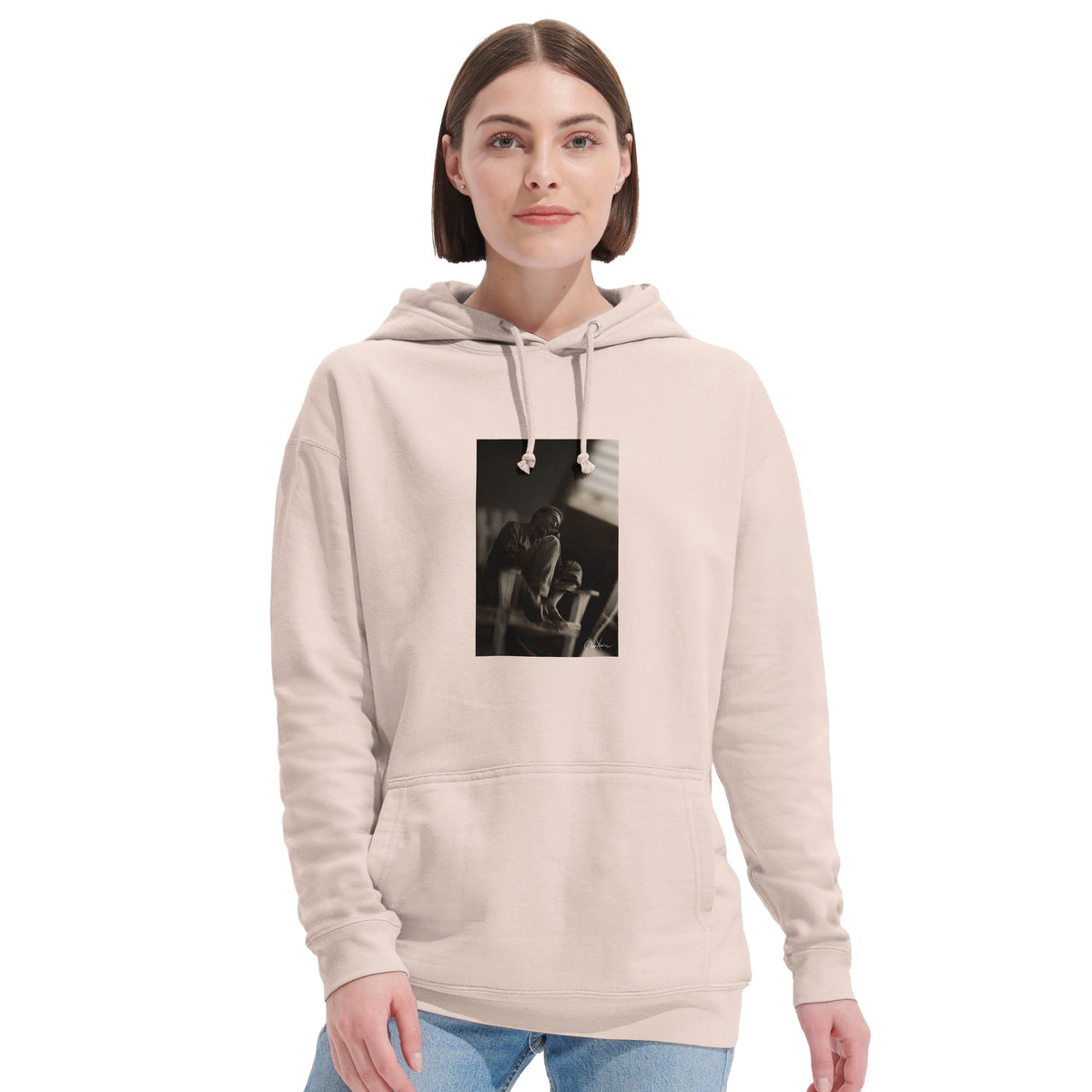 Hopeful - "A Dreamer's Strength" Hoodie creamy pink 6