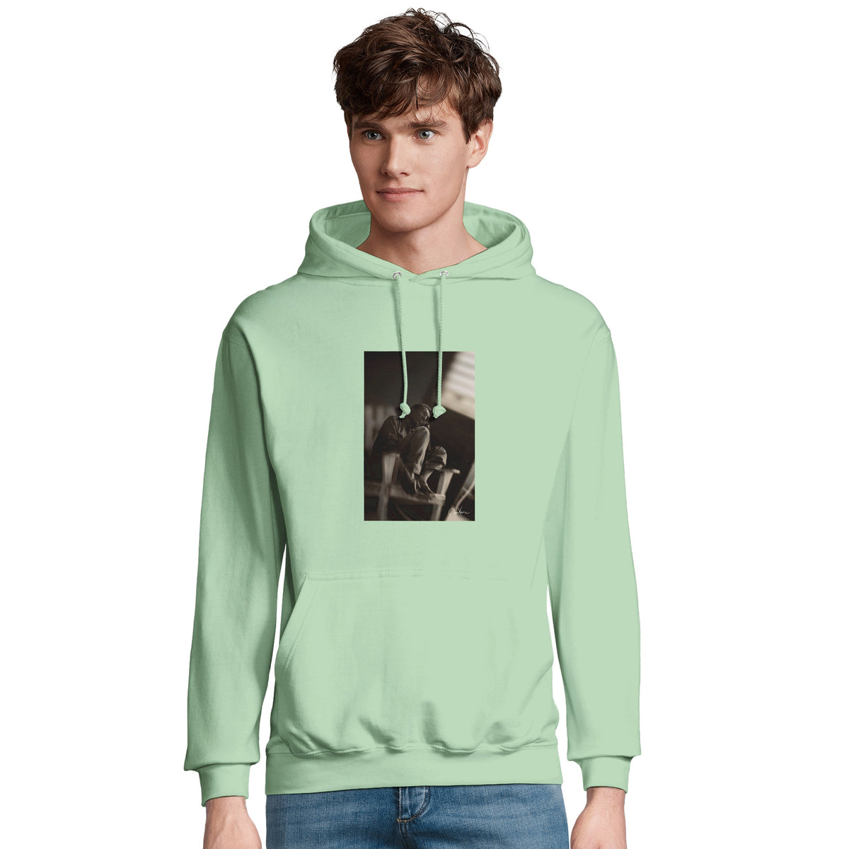Hopeful - "A Dreamer's Strength" Hoodie frozen green 4