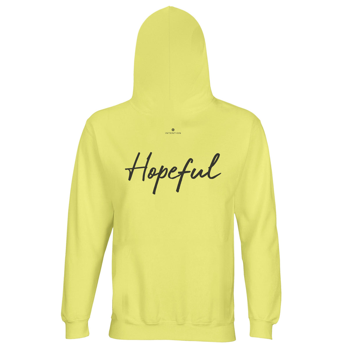 Hopeful - "A Dreamer's Strength" Hoodie Light Yellow 3