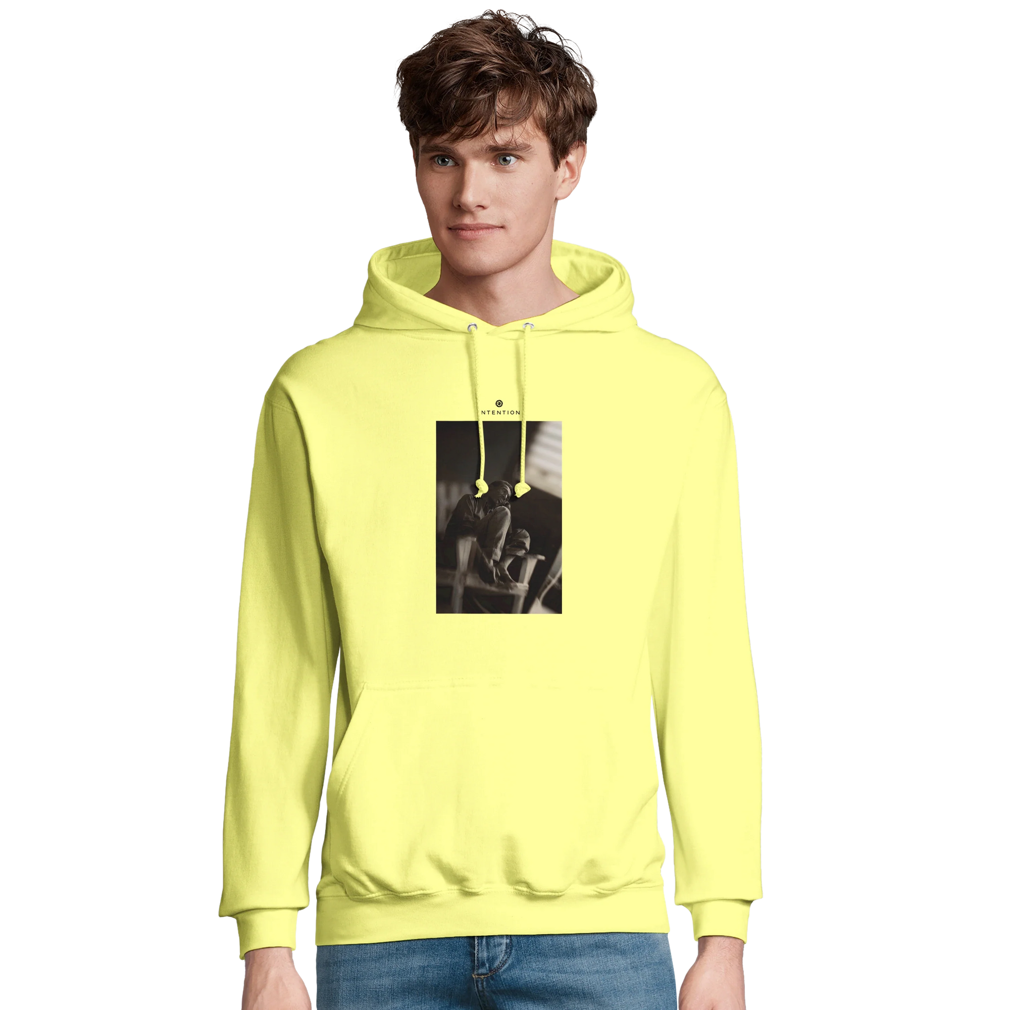 Hopeful - "A Dreamer’s Strength" Hoodie Light Yellow 3