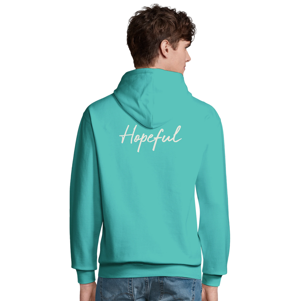 Hopeful - "A Dreamer’s Strength" Hoodie pool blue 4