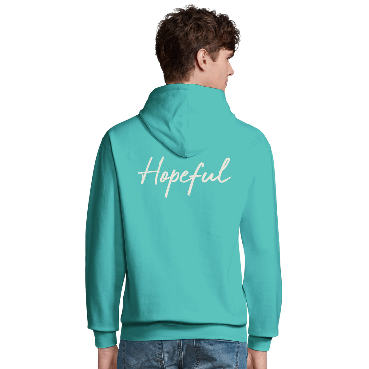 Hopeful - "A Dreamer's Strength" Hoodie pool blue 5