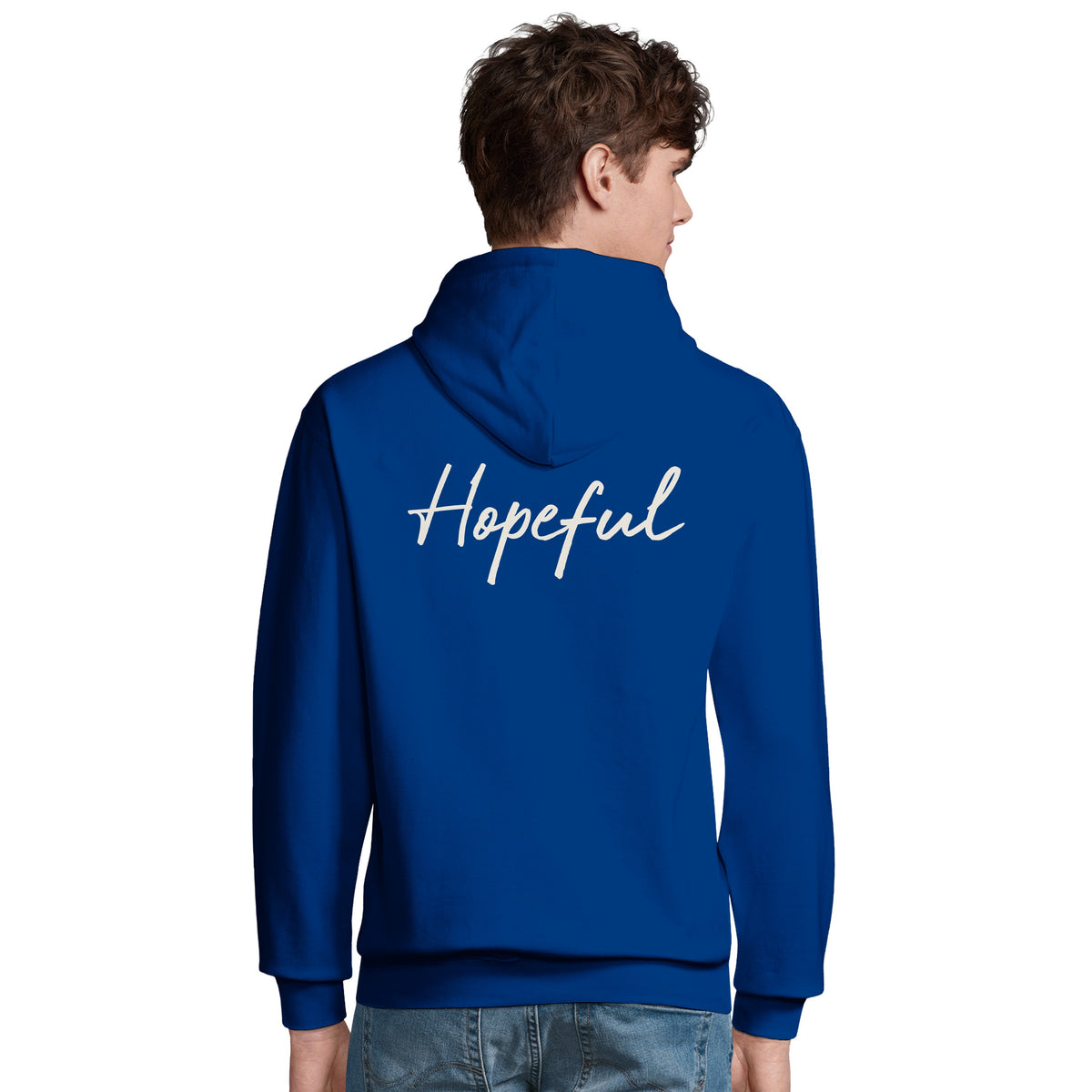 Hopeful - "A Dreamer's Strength" Hoodie Royal Blue 5