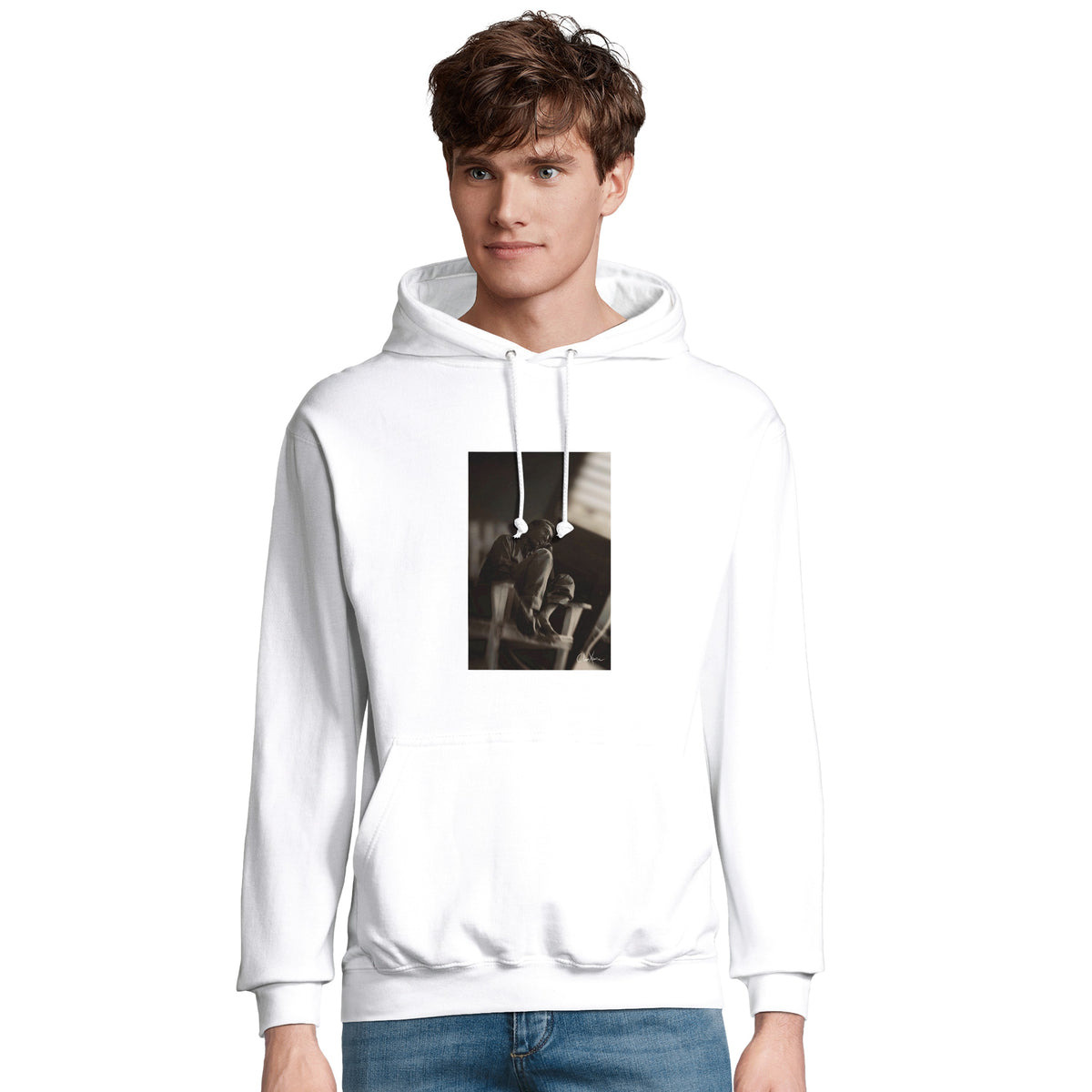 Hopeful - "A Dreamer's Strength" Hoodie White 4