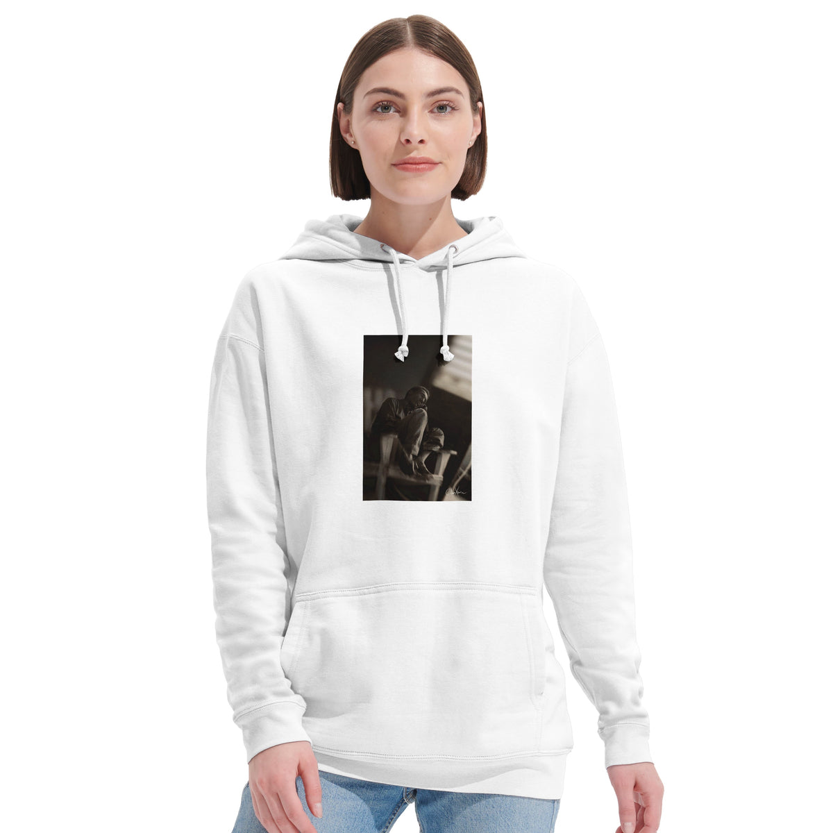 Hopeful - "A Dreamer's Strength" Hoodie White 6