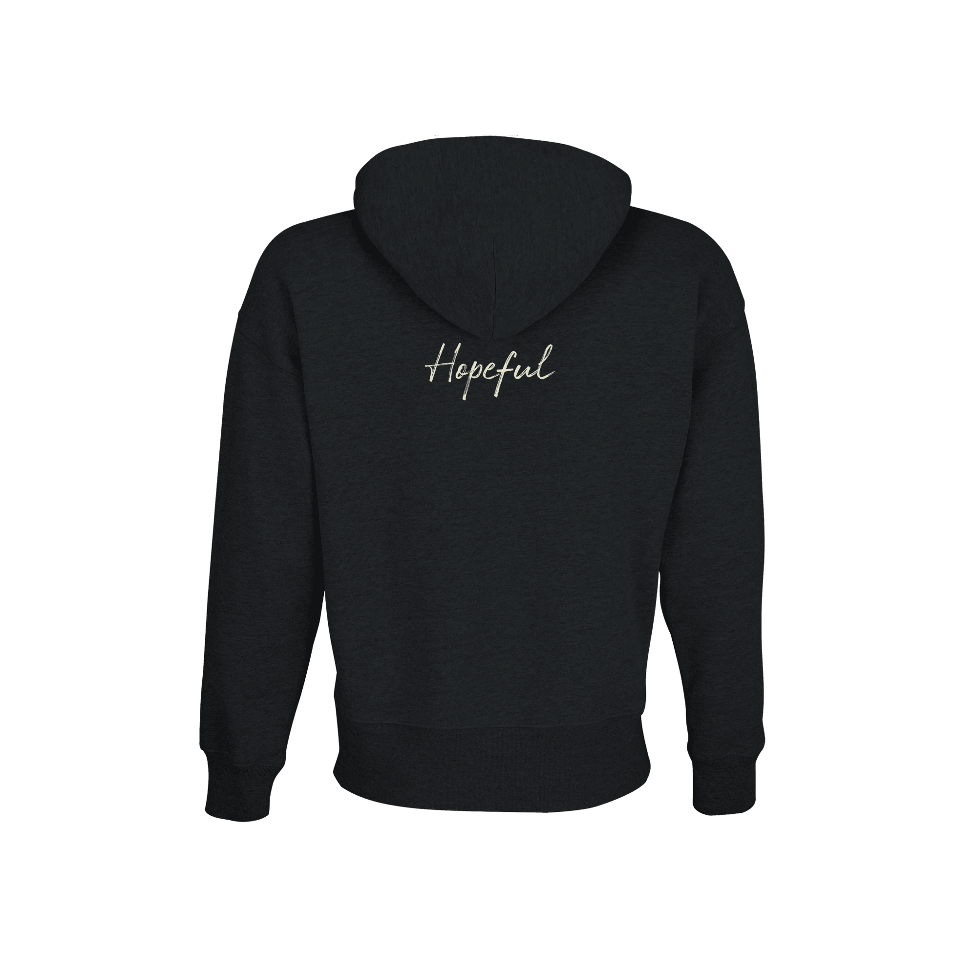 Hopeful - "A Dreamer's Strength" Hoodie Black XS 2