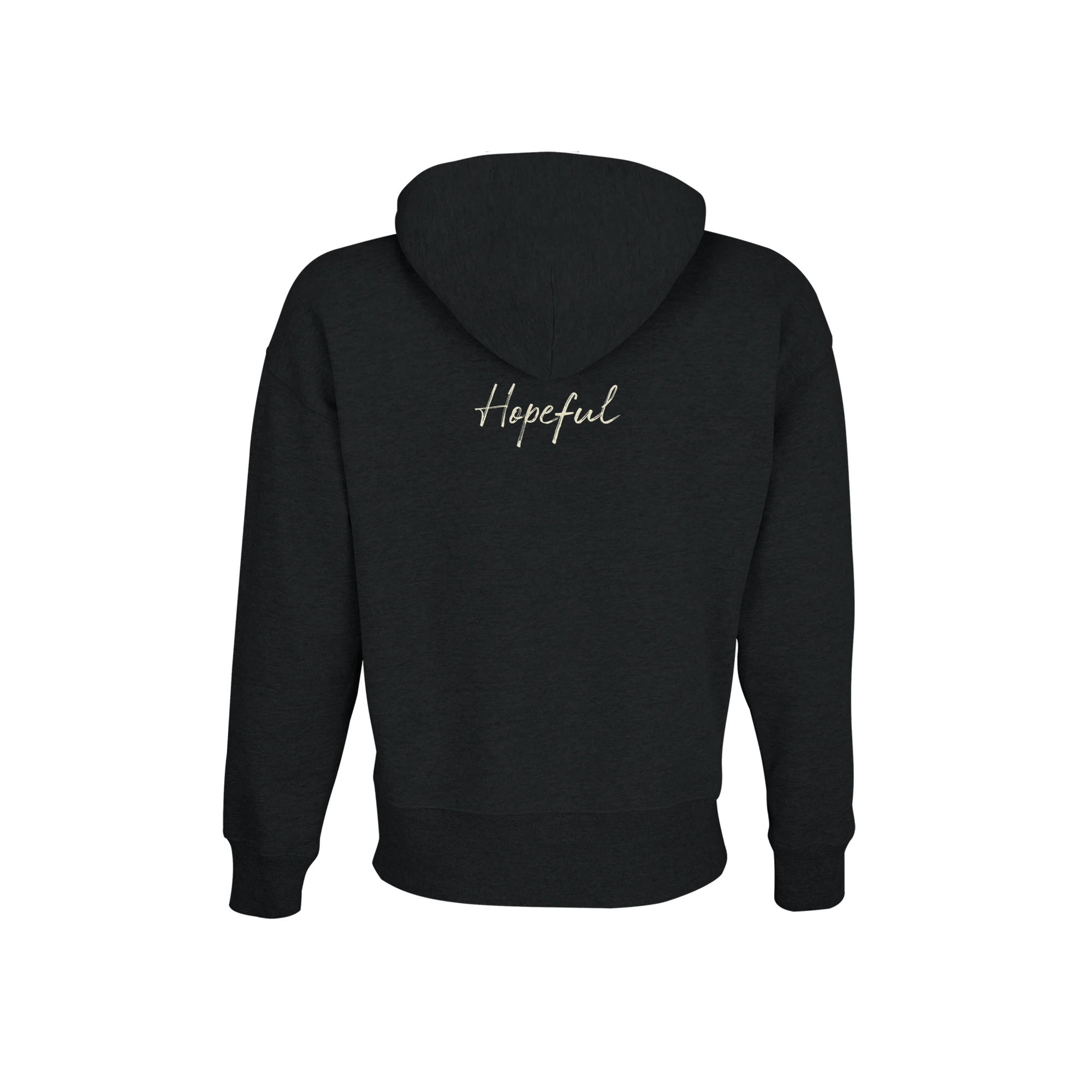 Hopeful - "A Dreamer's Strength" Hoodie Black XS 5