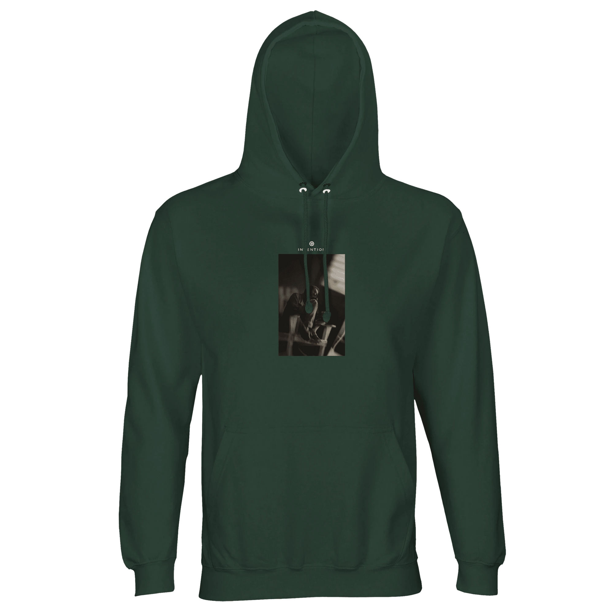 Hopeful - "A Dreamer’s Strength" Hoodie Bottle Green XS 39