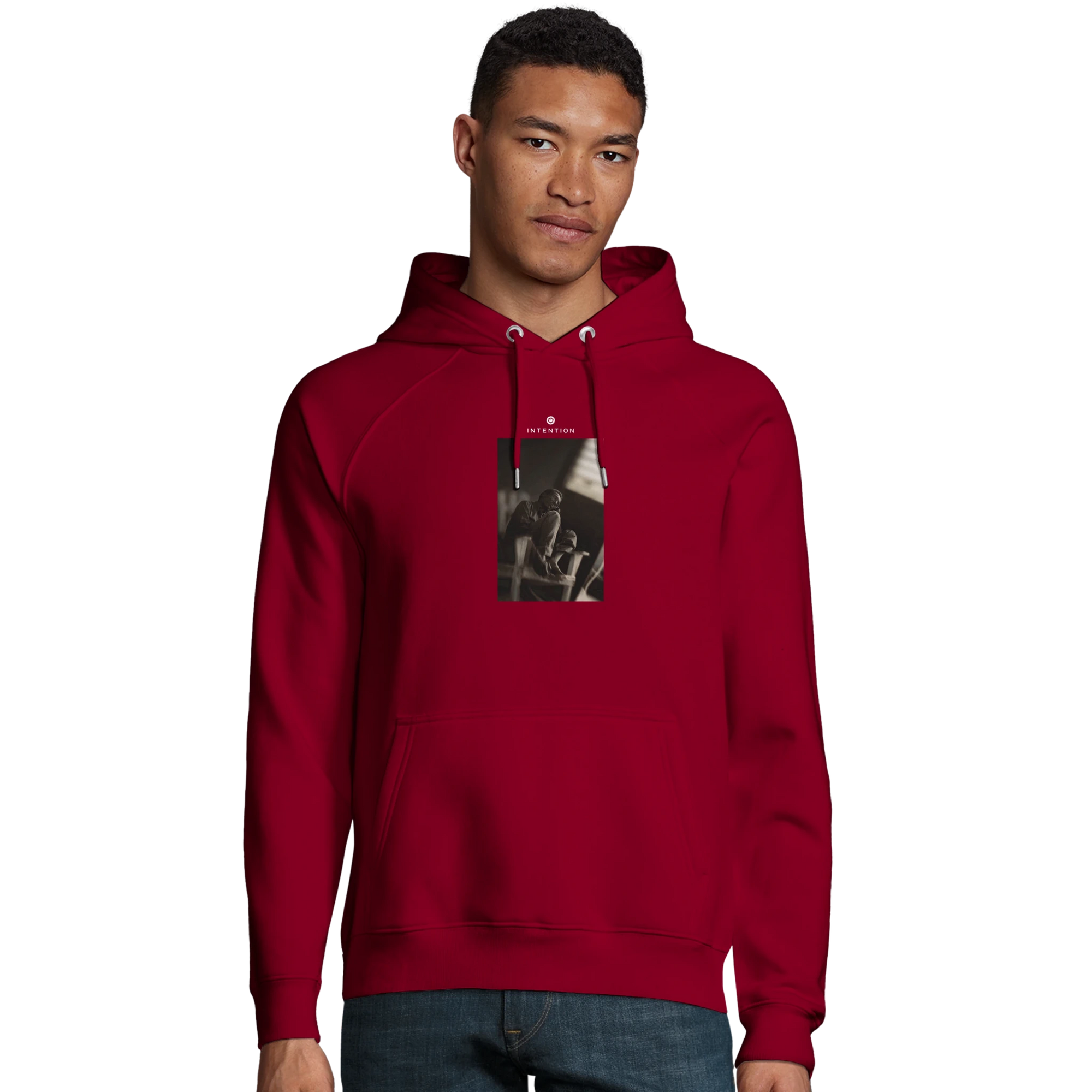 Hopeful - "A Dreamer’s Strength" Hoodie Burgundy XS 16
