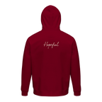 Hopeful - "A Dreamer’s Strength" Hoodie Burgundy XS 2