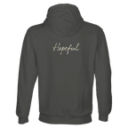 Hopeful - "A Dreamer’s Strength" Hoodie charcoal melange XS 10