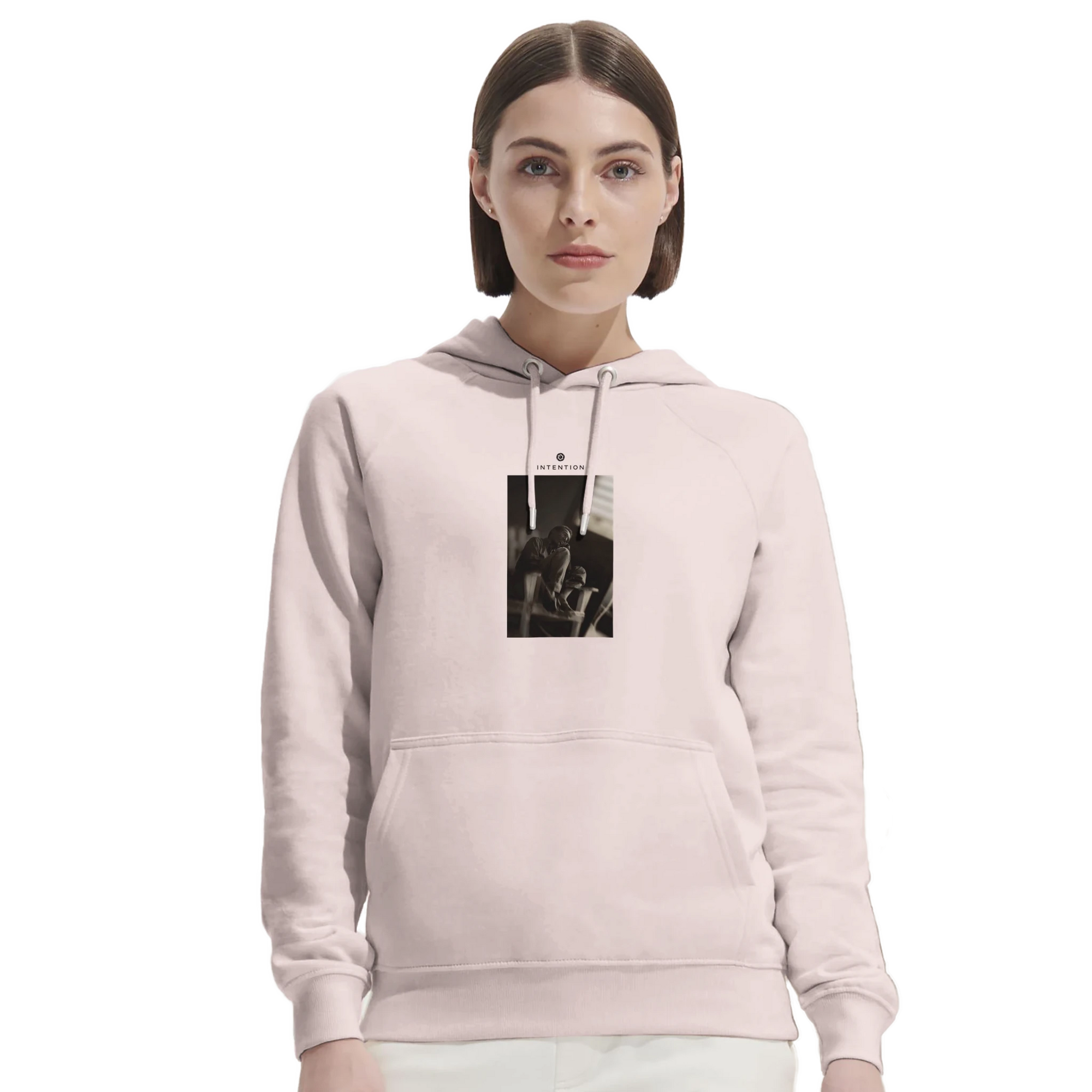 Hopeful - "A Dreamer’s Strength" Hoodie Pale Pink XS 53