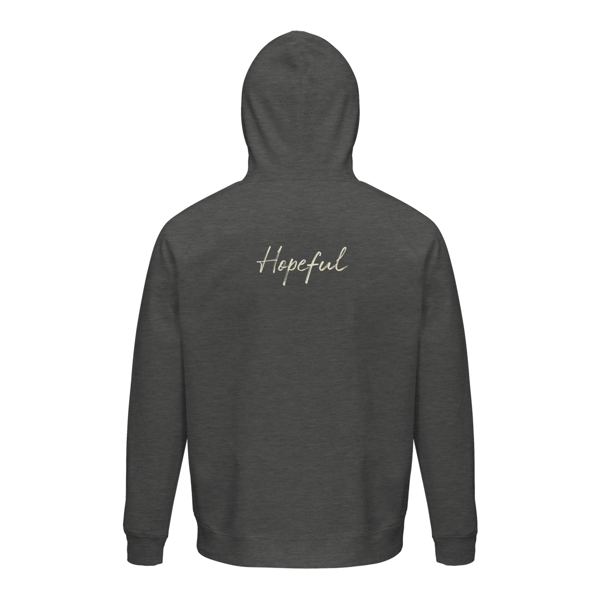 Hopeful - "A Dreamer’s Strength" Hoodie White XS 45