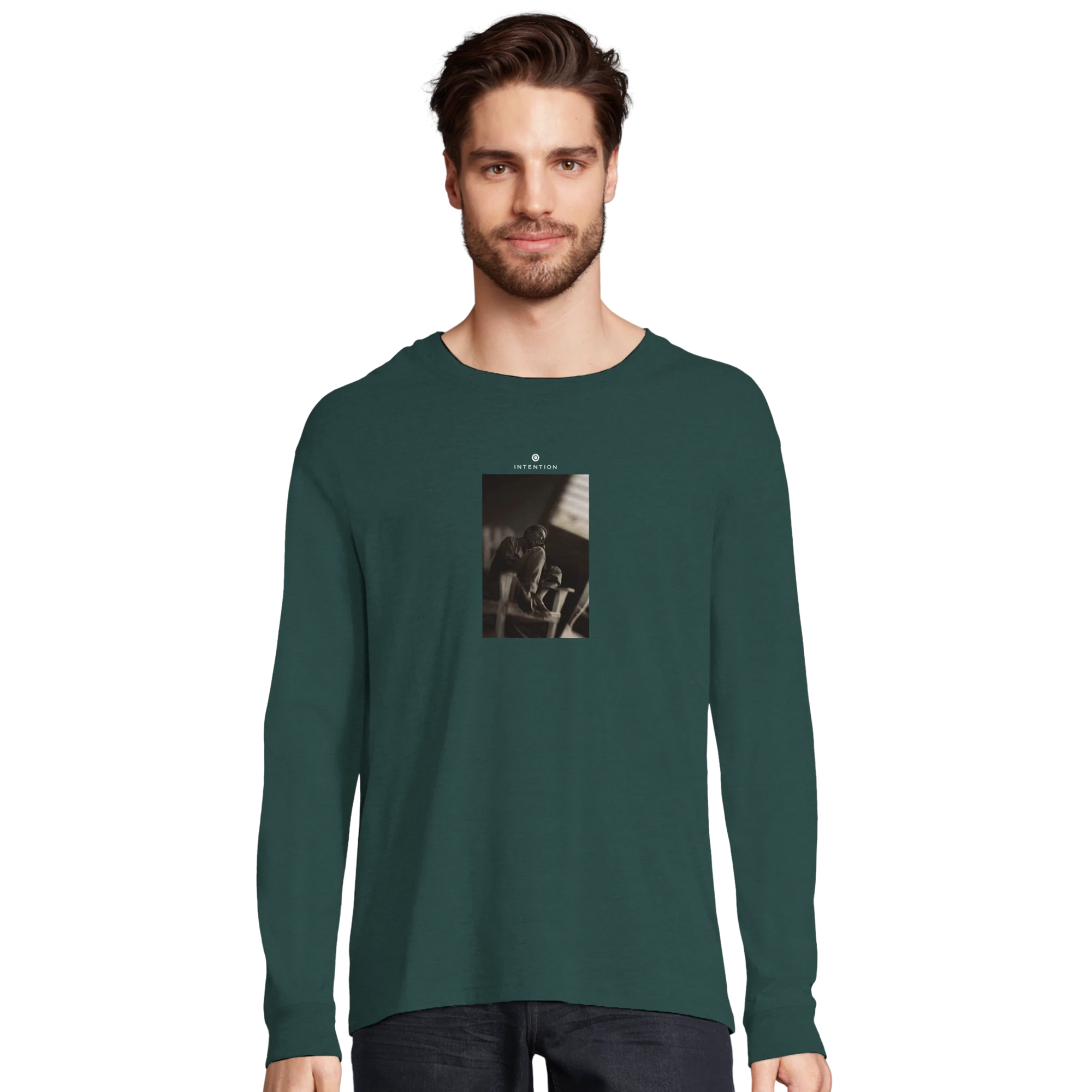 Hopeful - "A Dreamer’s Strength" Long sleeve green empire XS 10