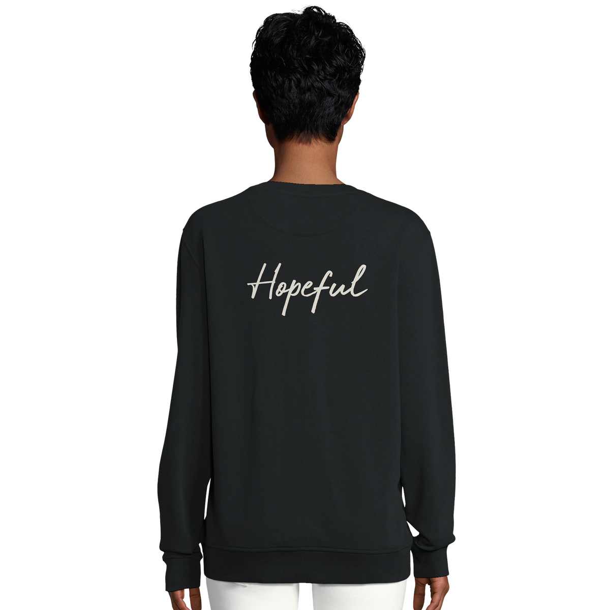 Hopeful - "A Dreamer's Strength" Sweatshirt Black 6