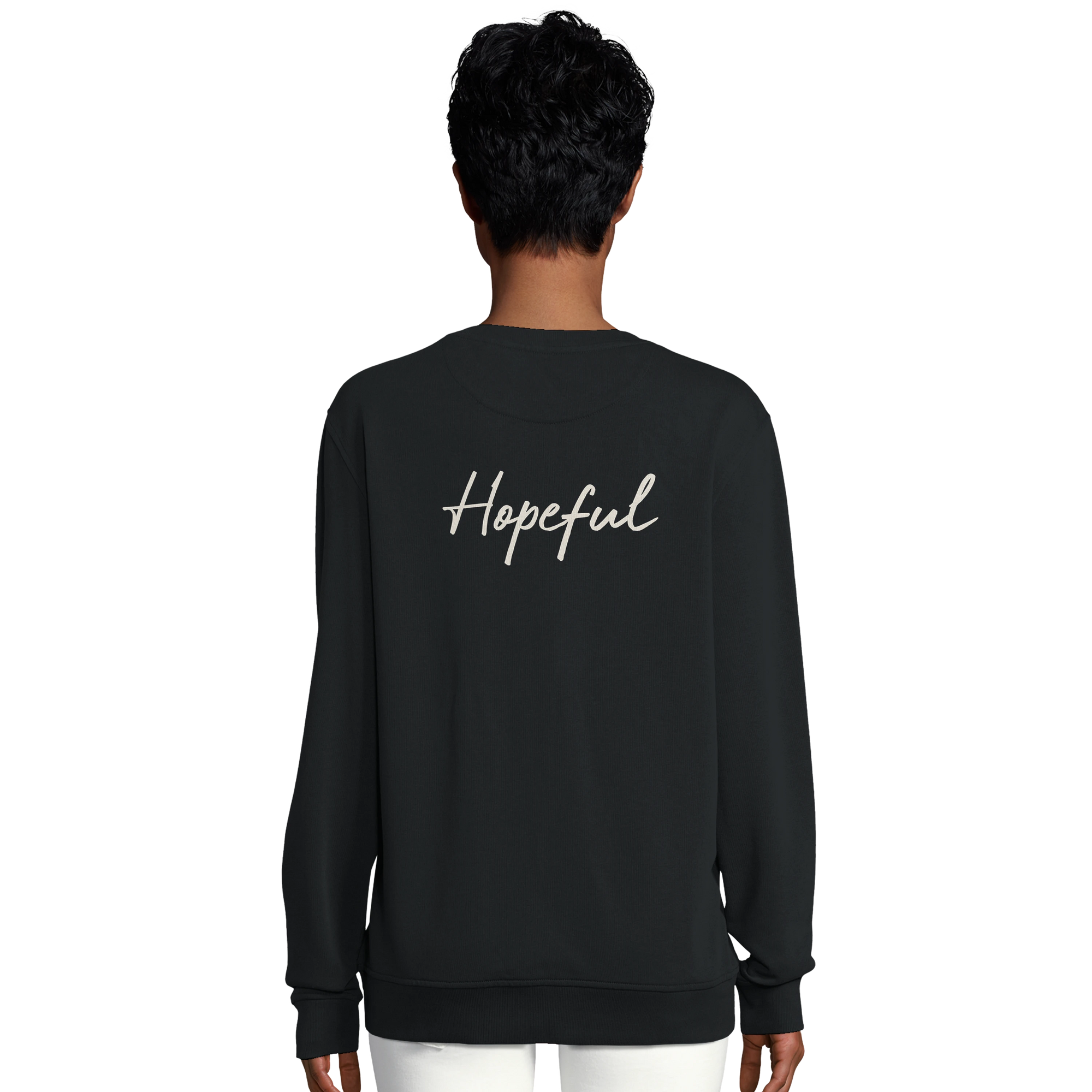 Hopeful - "A Dreamer's Strength" Sweatshirt Black 6