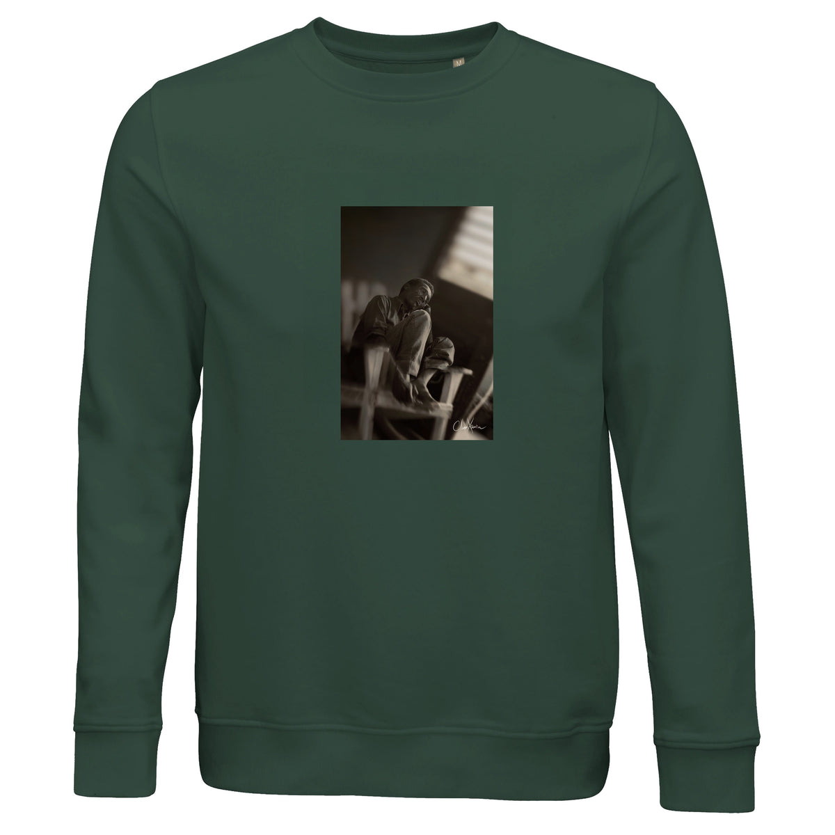 Hopeful - "A Dreamer's Strength" Sweatshirt Bottle Green 1