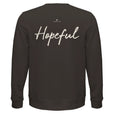 Hopeful - "A Dreamer's Strength" Sweatshirt deep charcoal grey 2
