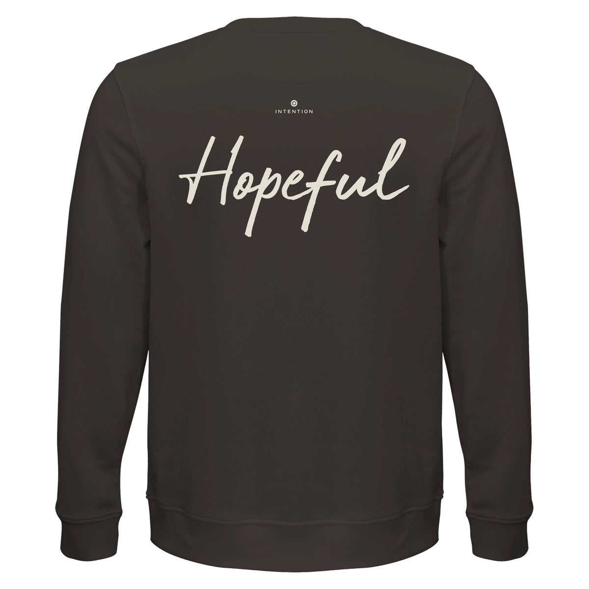 Hopeful - "A Dreamer's Strength" Sweatshirt deep charcoal grey 2