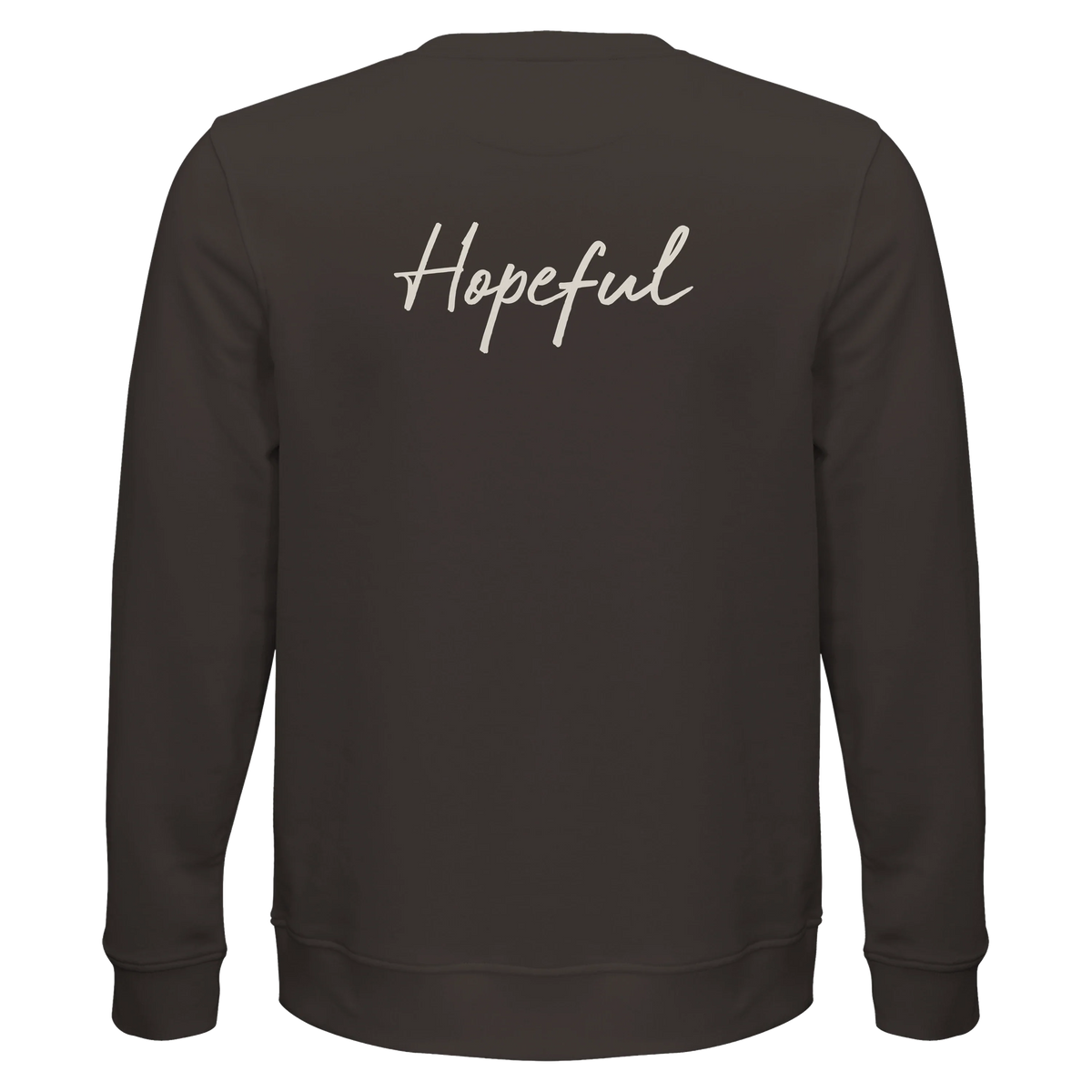 Hopeful - "A Dreamer's Strength" Sweatshirt deep charcoal grey 2