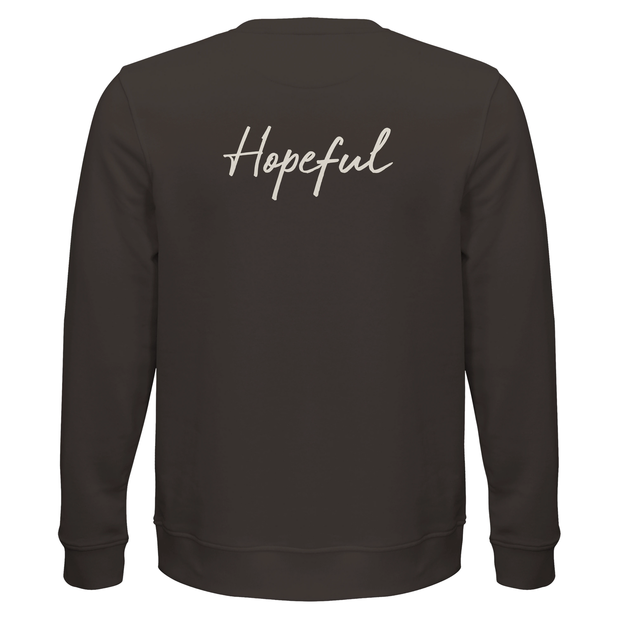Hopeful - "A Dreamer's Strength" Sweatshirt deep charcoal grey 2