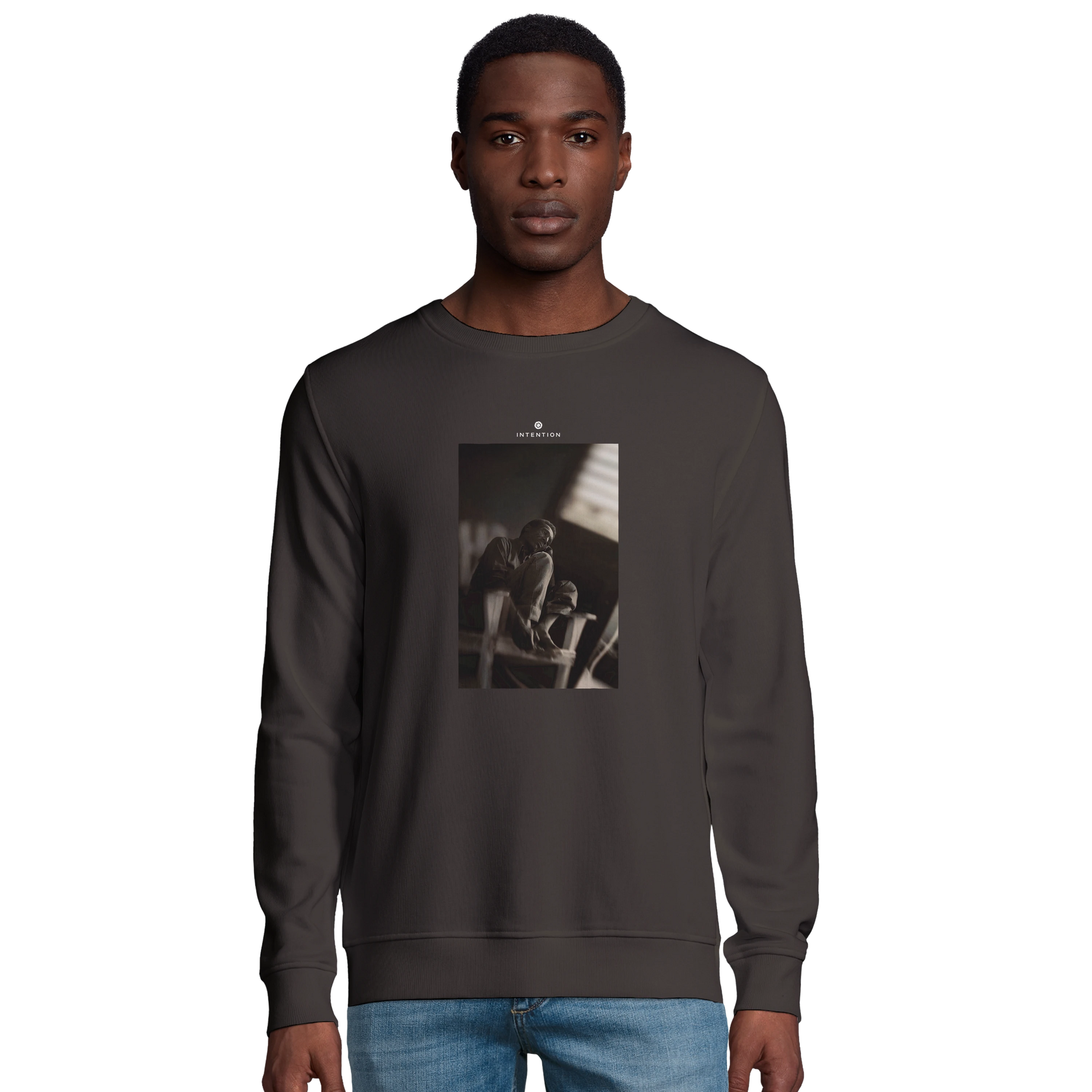 Hopeful - "A Dreamer's Strength" Sweatshirt deep charcoal grey 3