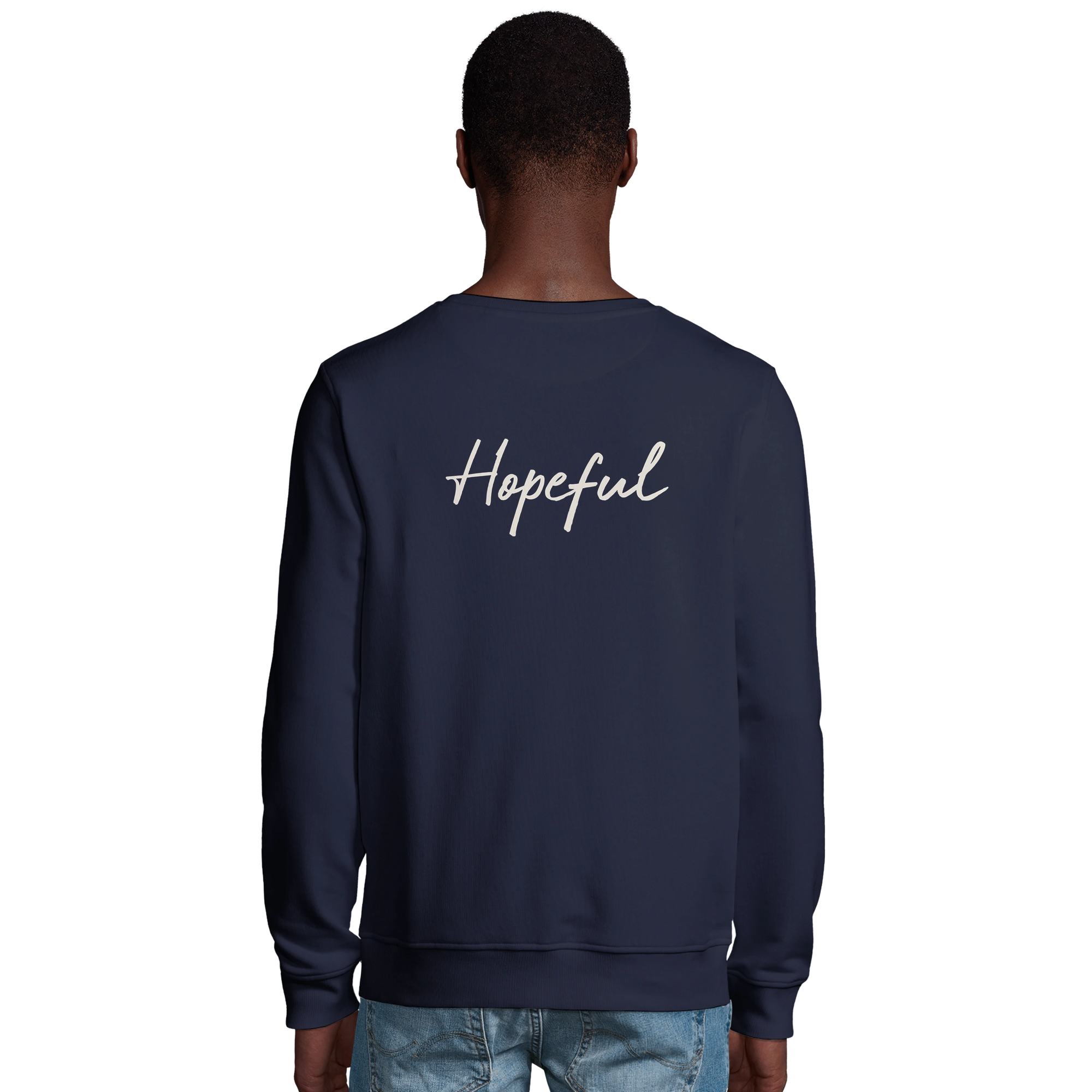 Hopeful - "A Dreamer's Strength" Sweatshirt French Navy 4