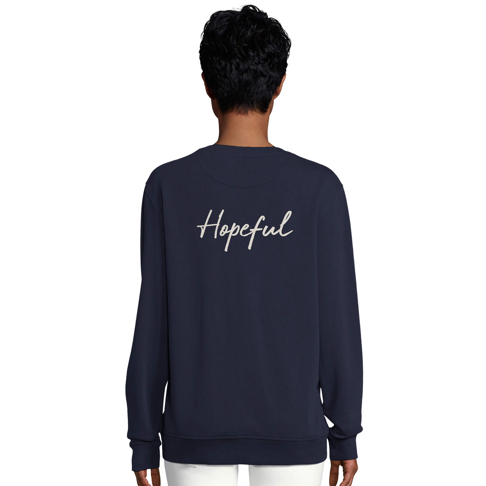 Hopeful - "A Dreamer's Strength" Sweatshirt French Navy 6