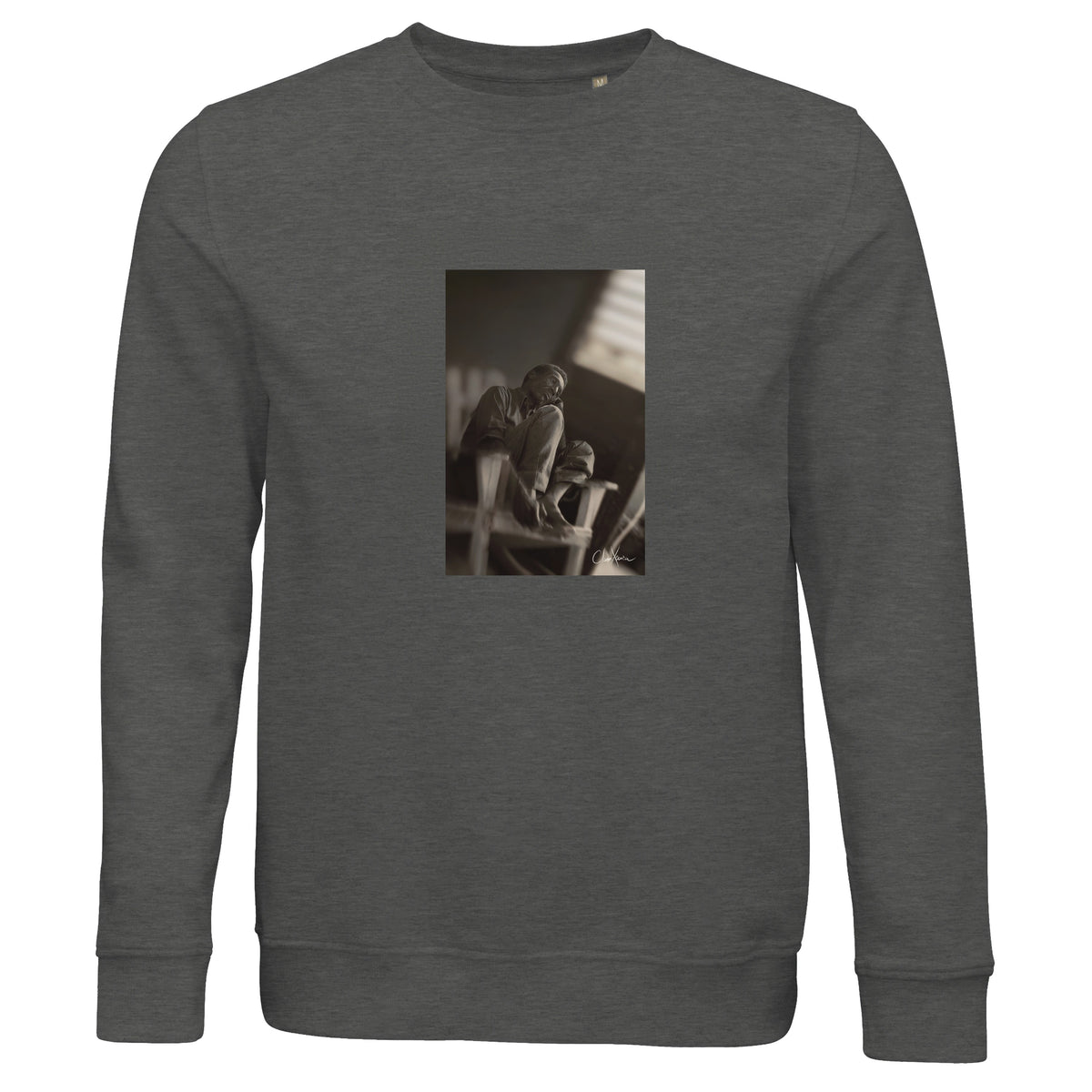Hopeful - "A Dreamer's Strength" Sweatshirt Grey Melange 1