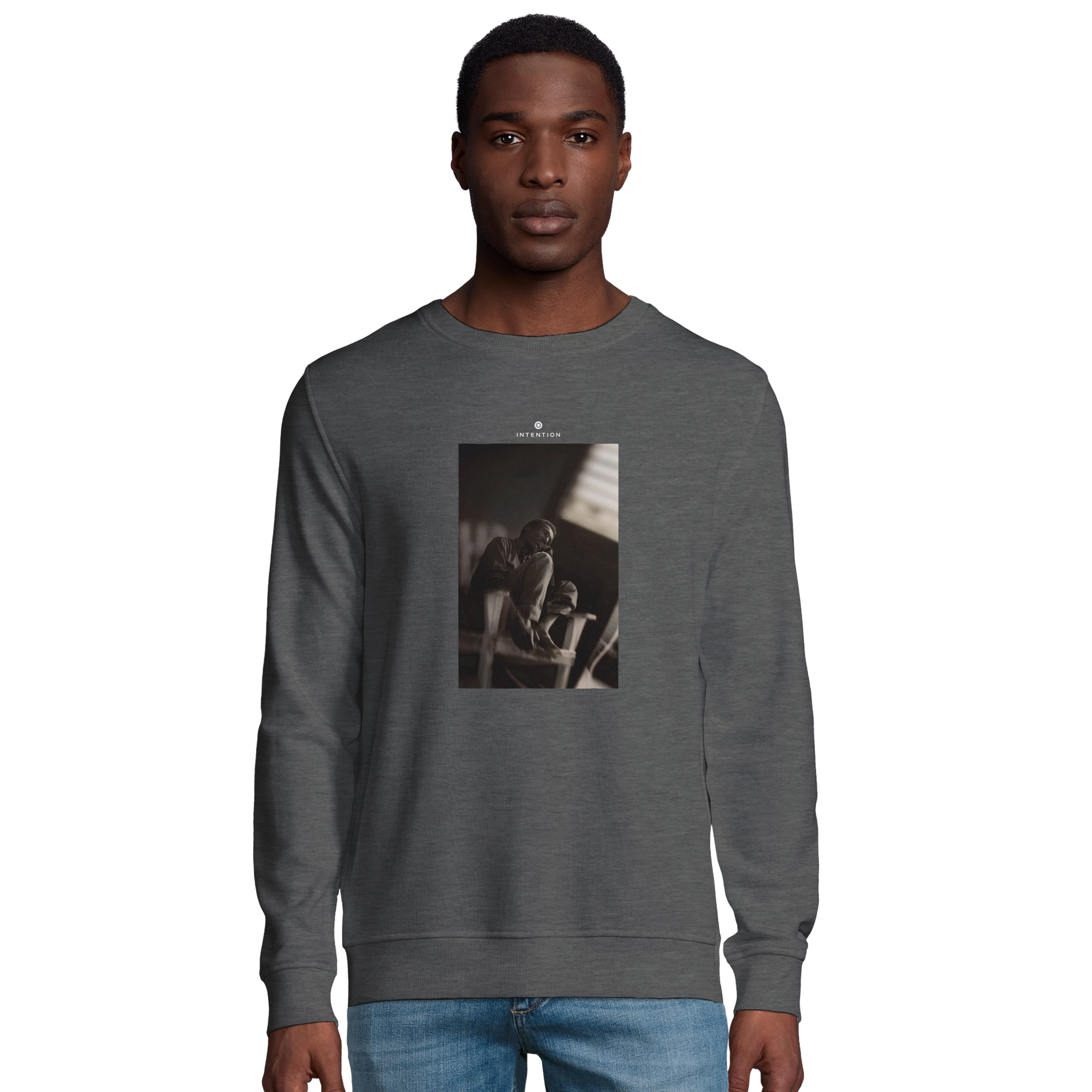 Hopeful - "A Dreamer's Strength" Sweatshirt Grey Melange 3