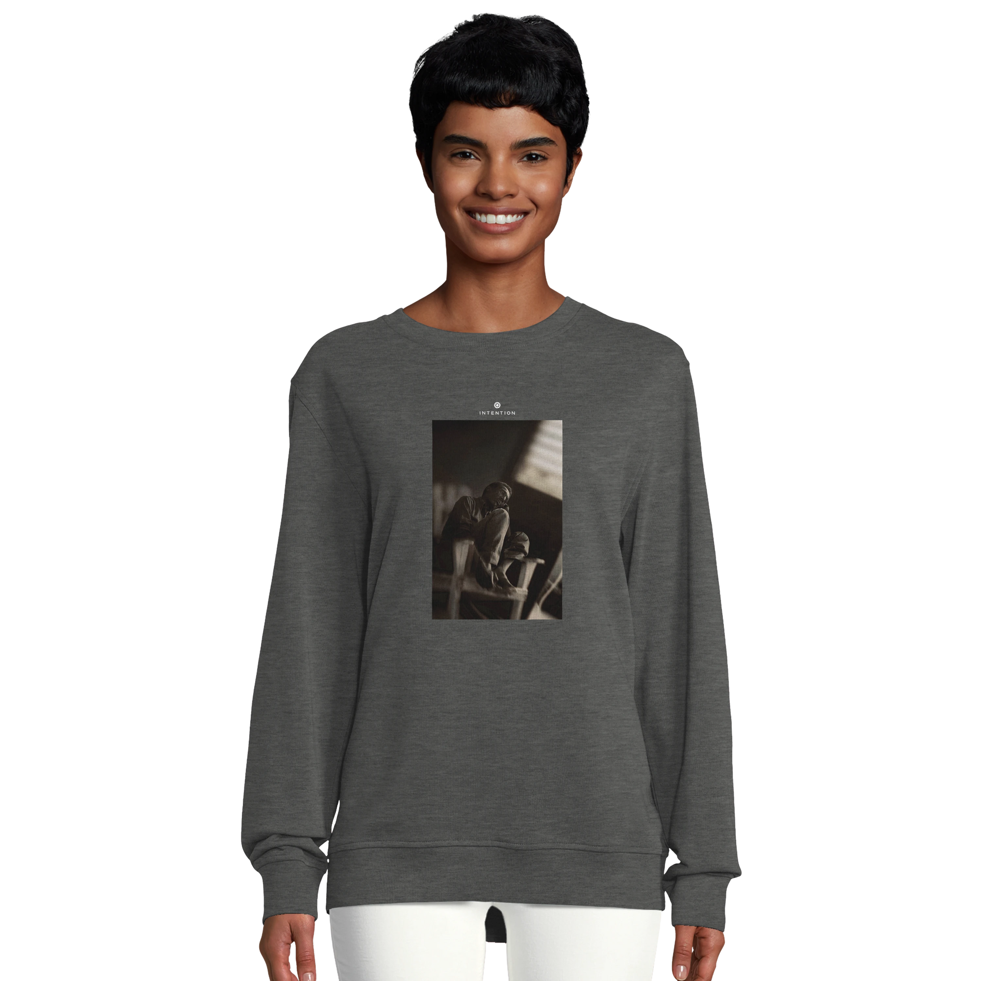 Hopeful - "A Dreamer's Strength" Sweatshirt Grey Melange 5