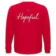 Hopeful - "A Dreamer's Strength" Sweatshirt Red 2