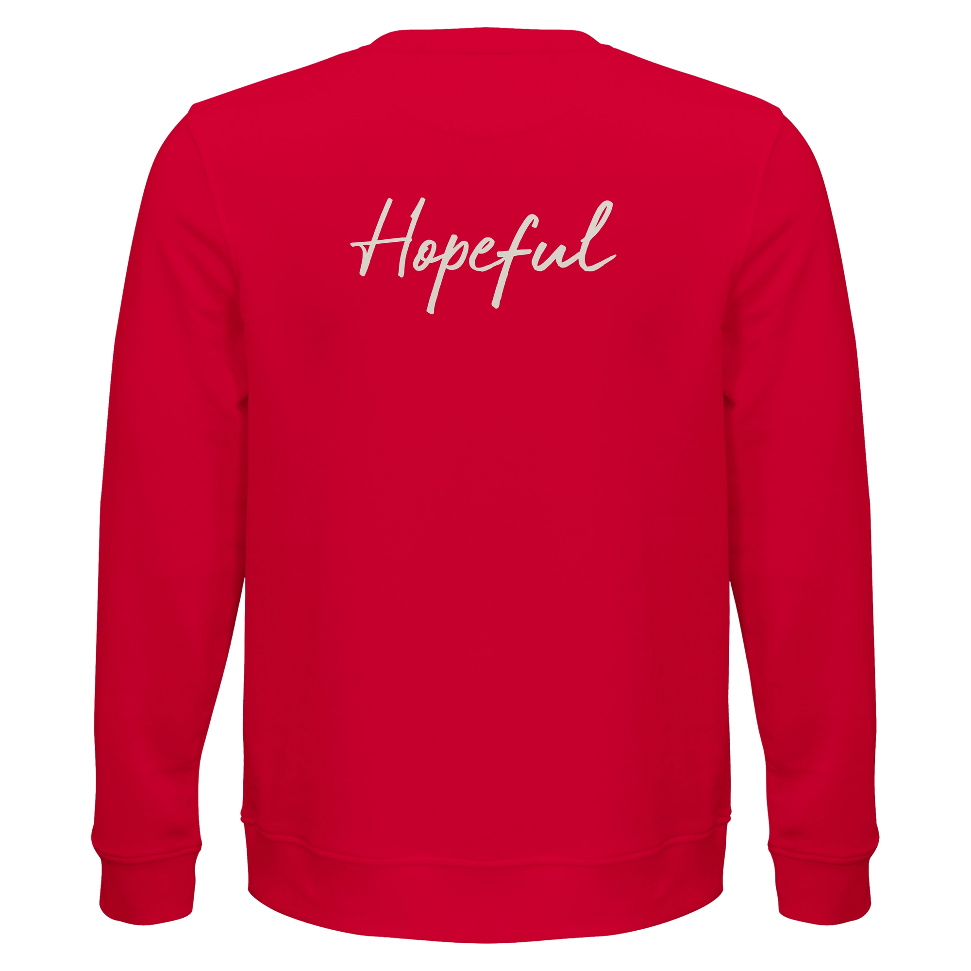 Hopeful - "A Dreamer's Strength" Sweatshirt Red 2