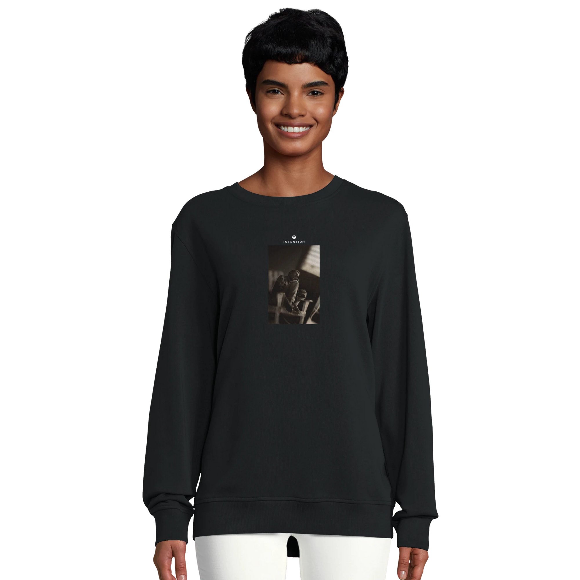 Hopeful - "A Dreamer's Strength" Sweatshirt Black XS 44