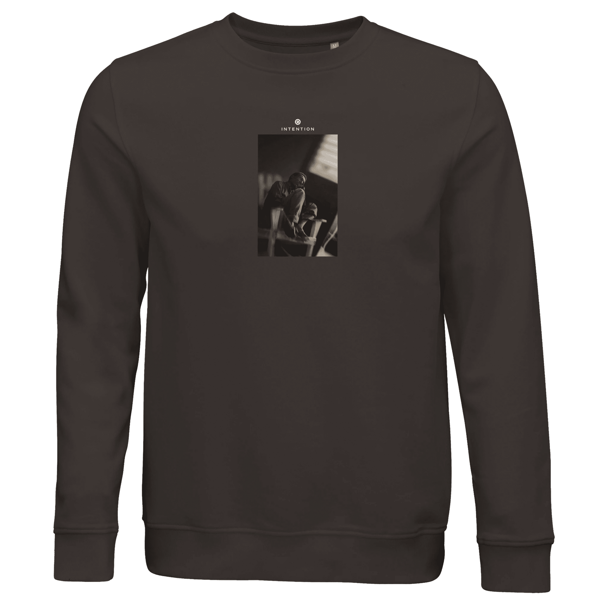 Hopeful - "A Dreamer's Strength" Sweatshirt deep charcoal grey XS 34