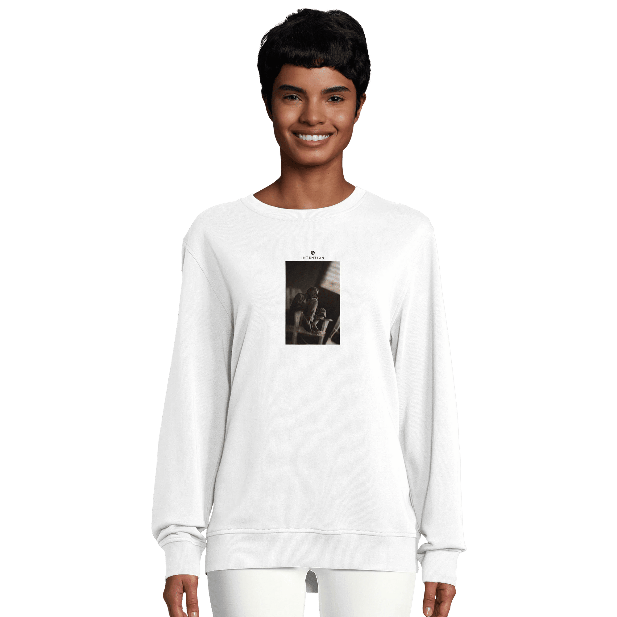 Hopeful - "A Dreamer's Strength" Sweatshirt White XS 8