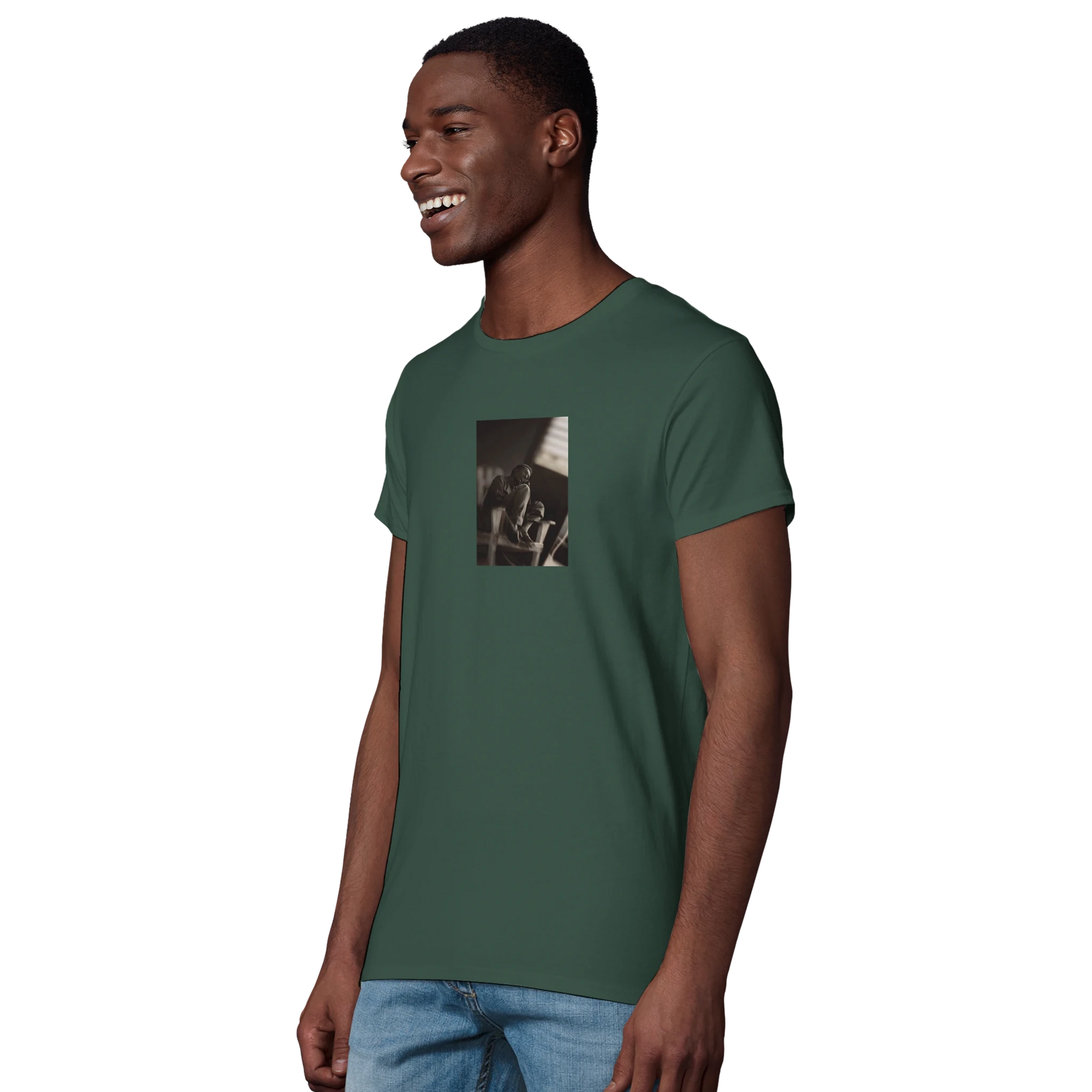 Hopeful - "A Dreamer’s Strength" T-shirt Bottle Green XS 15