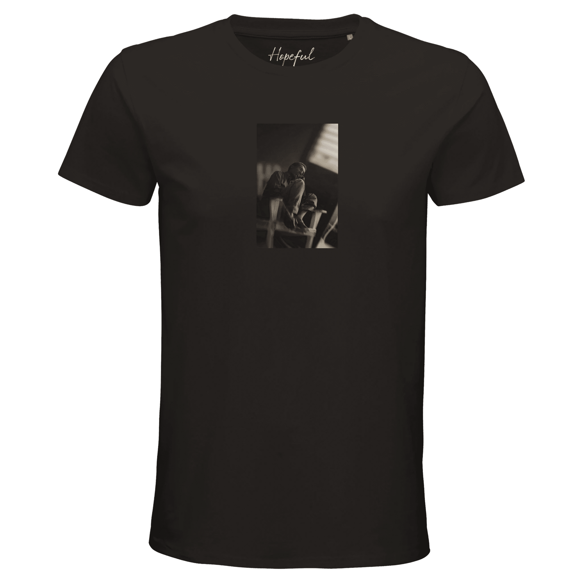 Hopeful - "A Dreamer’s Strength" T-shirt Deep Black XS 22